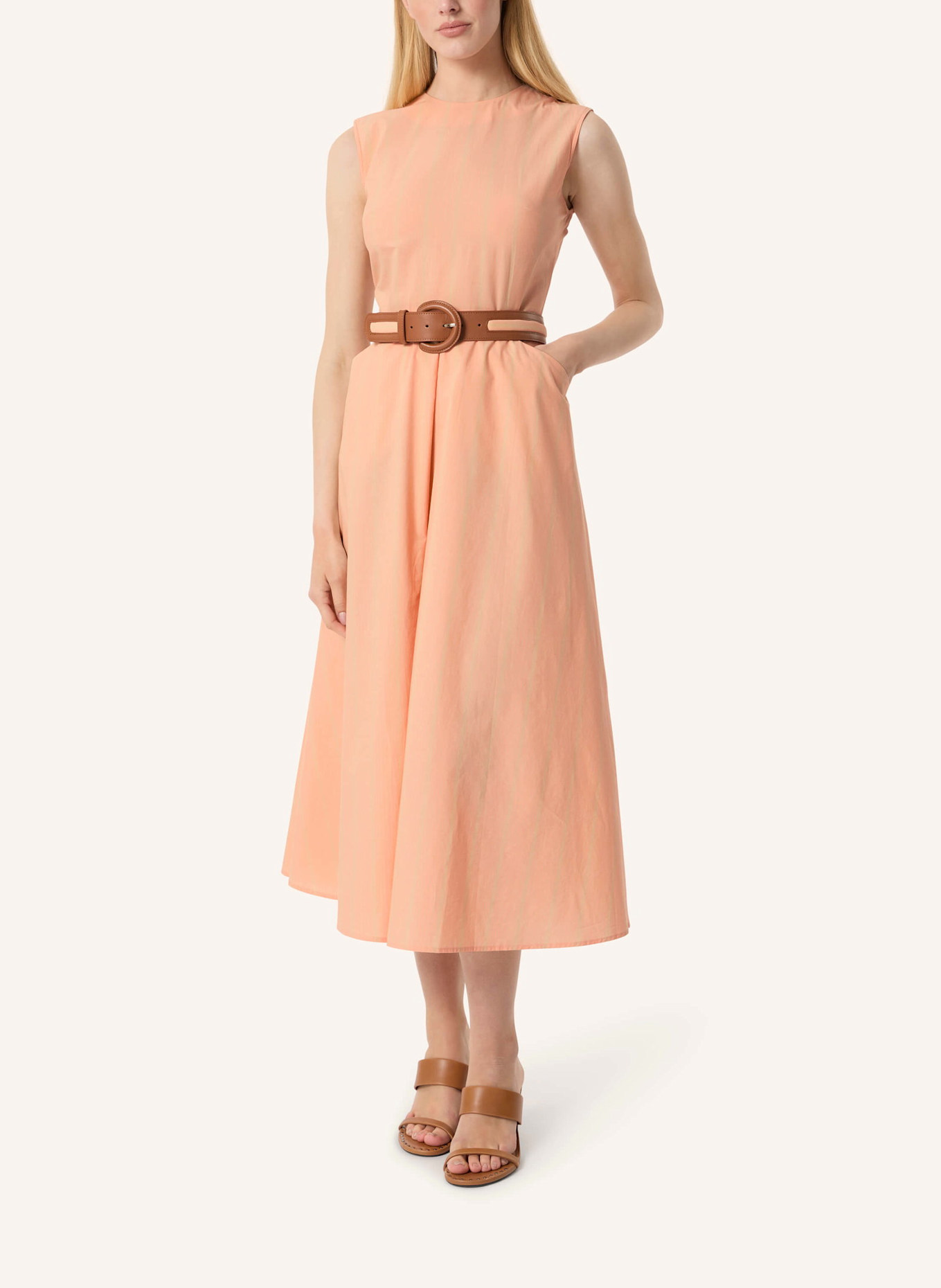 Malej Baumwollkleid KATANE: ORANGE