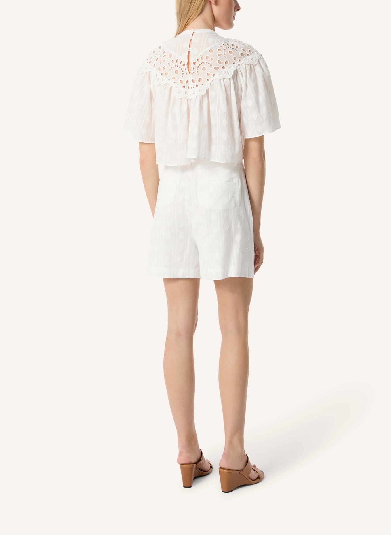 Malej Baumwollbluse MODERNA: WEISS