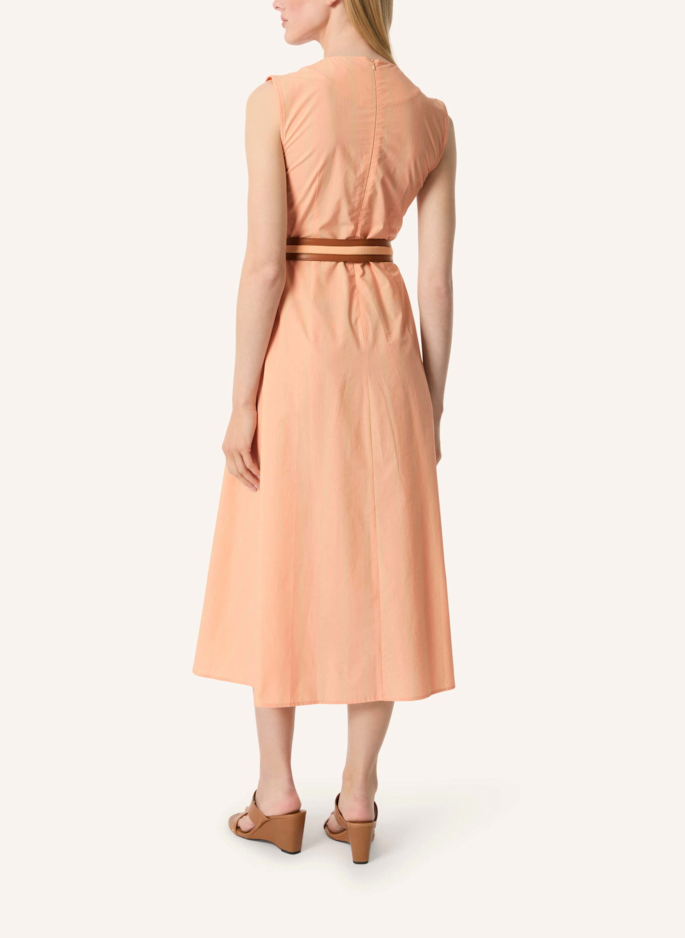 Malej Baumwollkleid KATANE: ORANGE