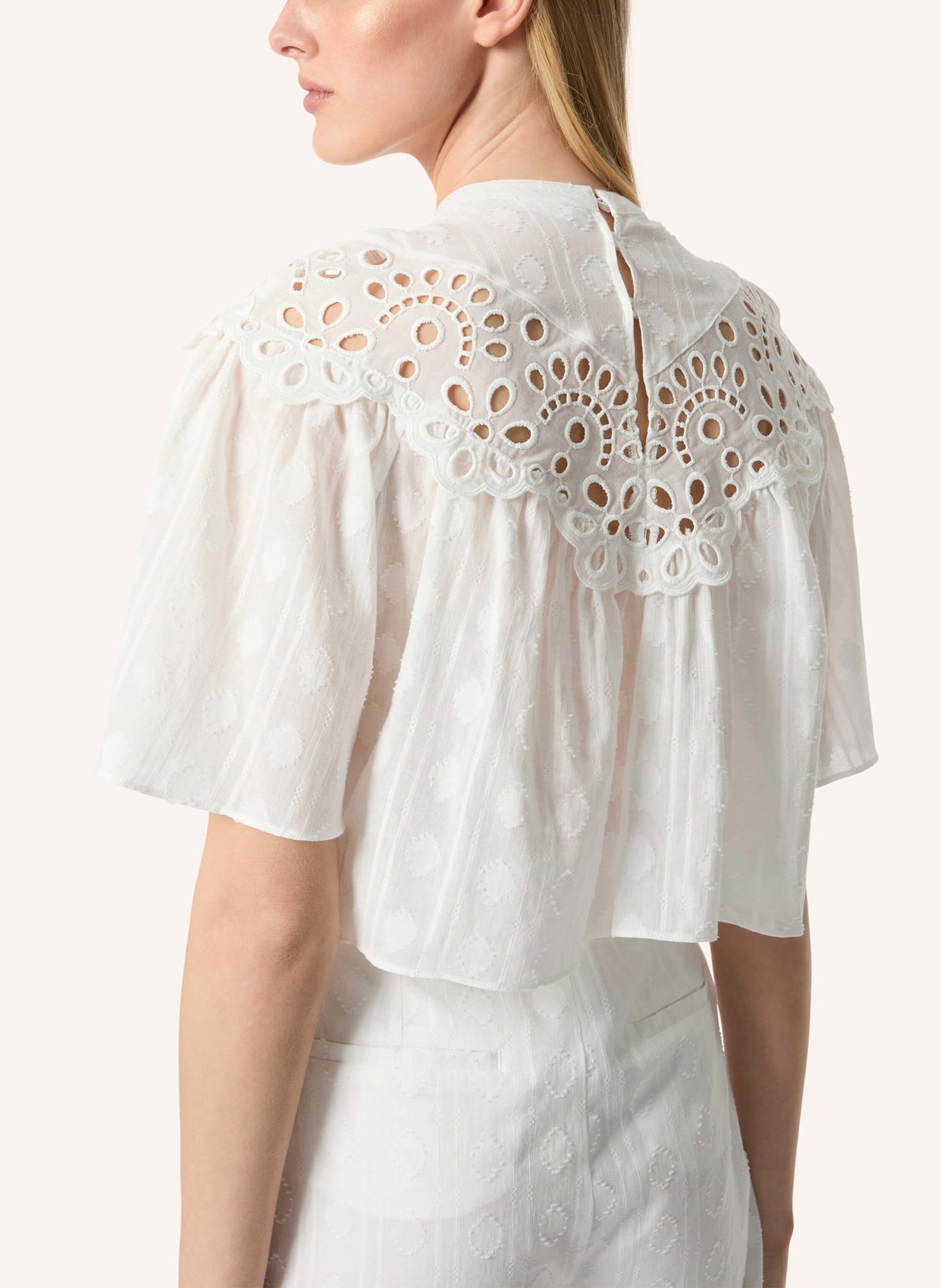 Malej Baumwollbluse MODERNA: WEISS