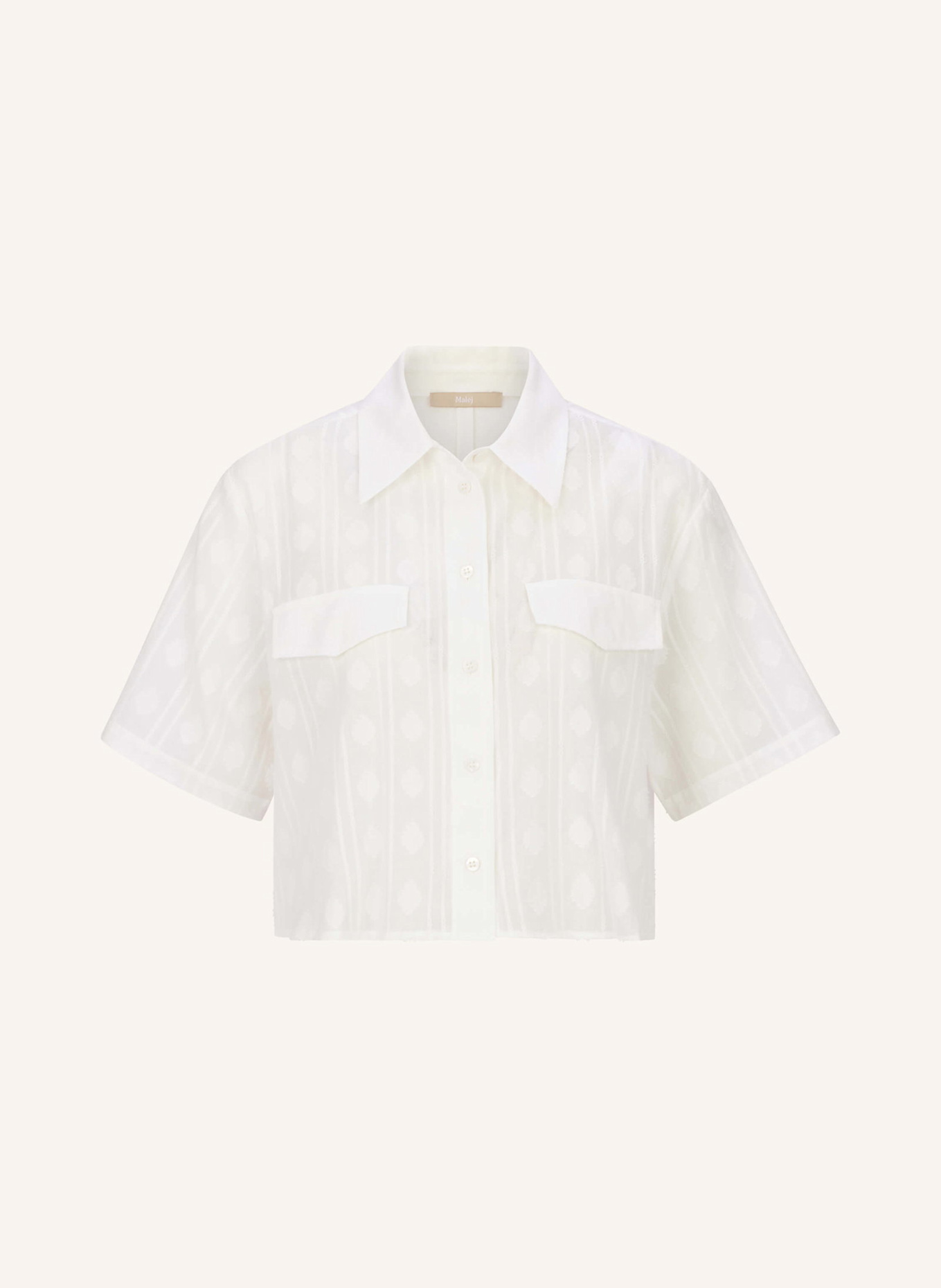 Malej Baumwollbluse REGGIO: WEISS
