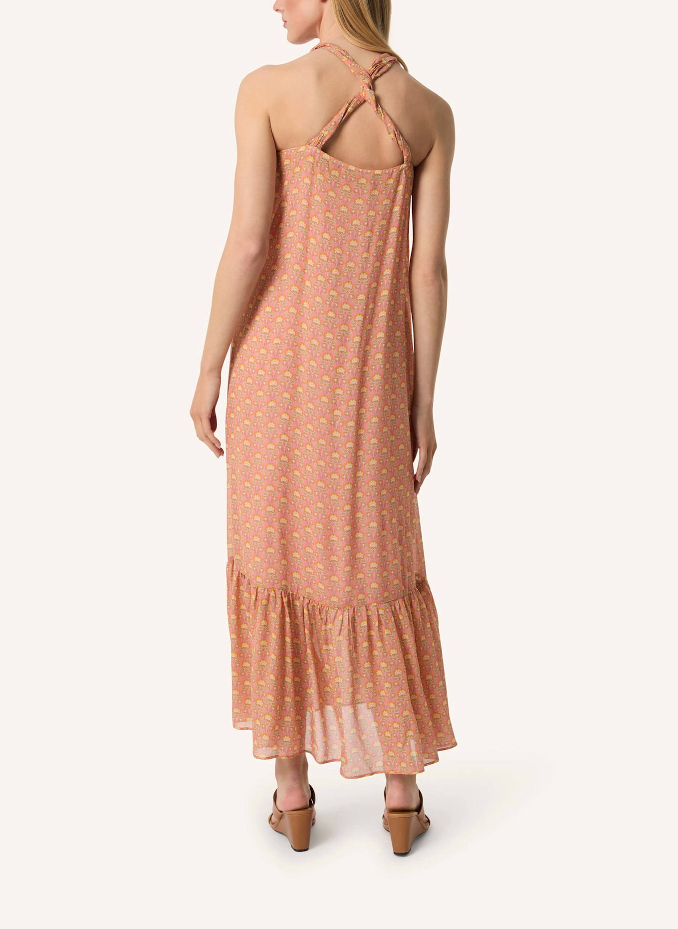 Malej Viskosekleid KNIDOS: BEIGE