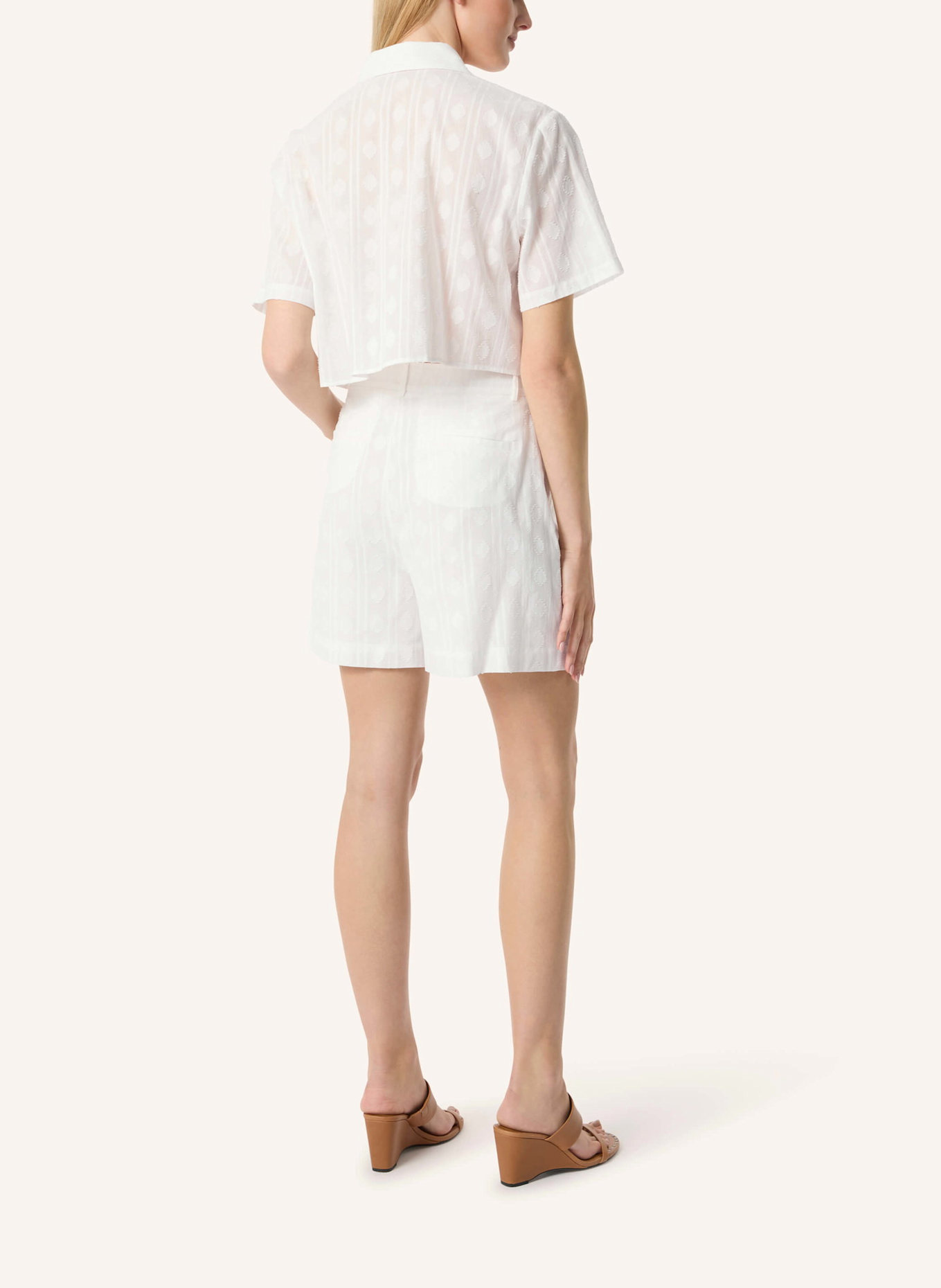 Malej Baumwollbluse REGGIO: WEISS