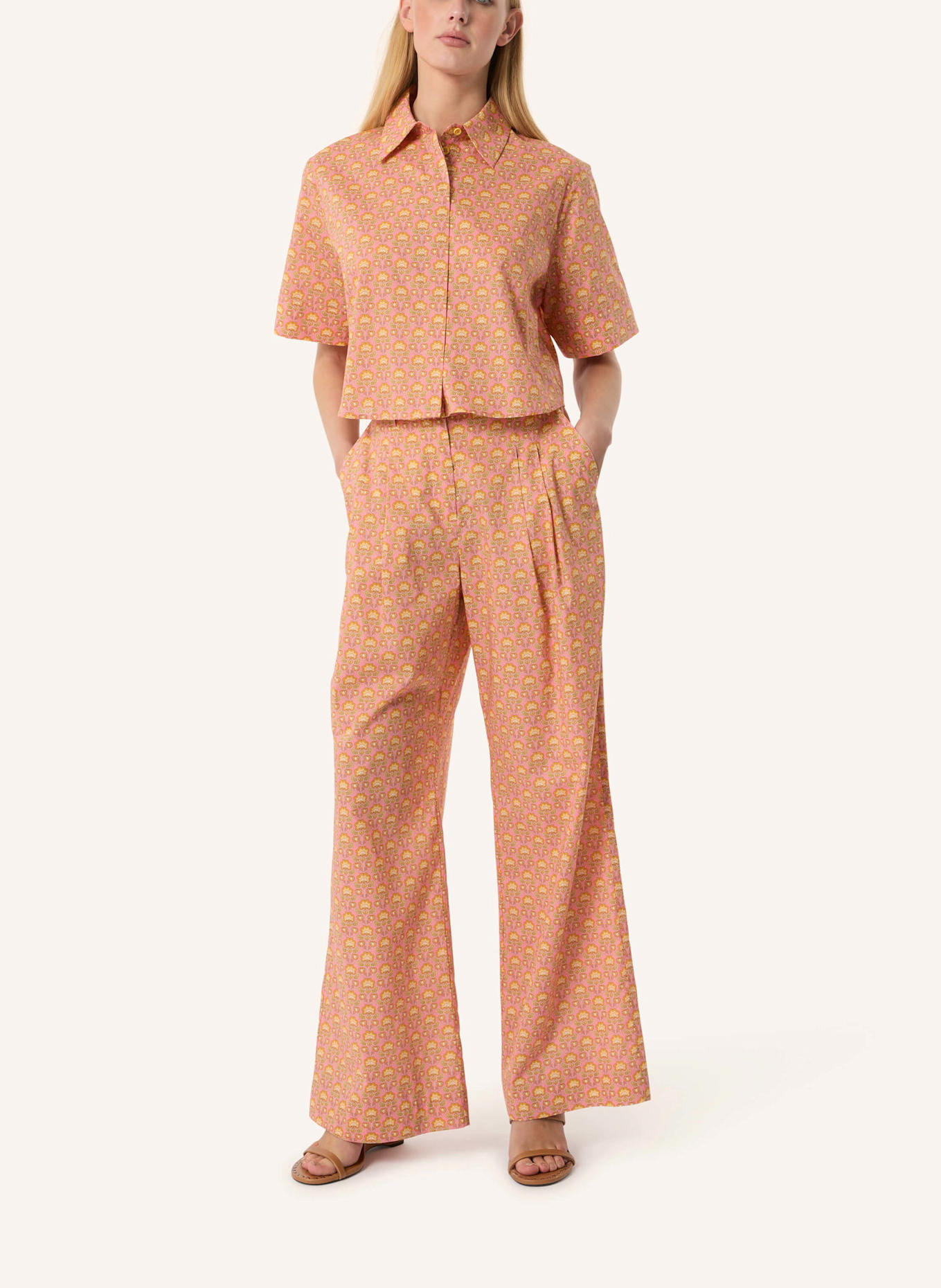 Malej Baumwollbluse FOGGIA: BEIGE