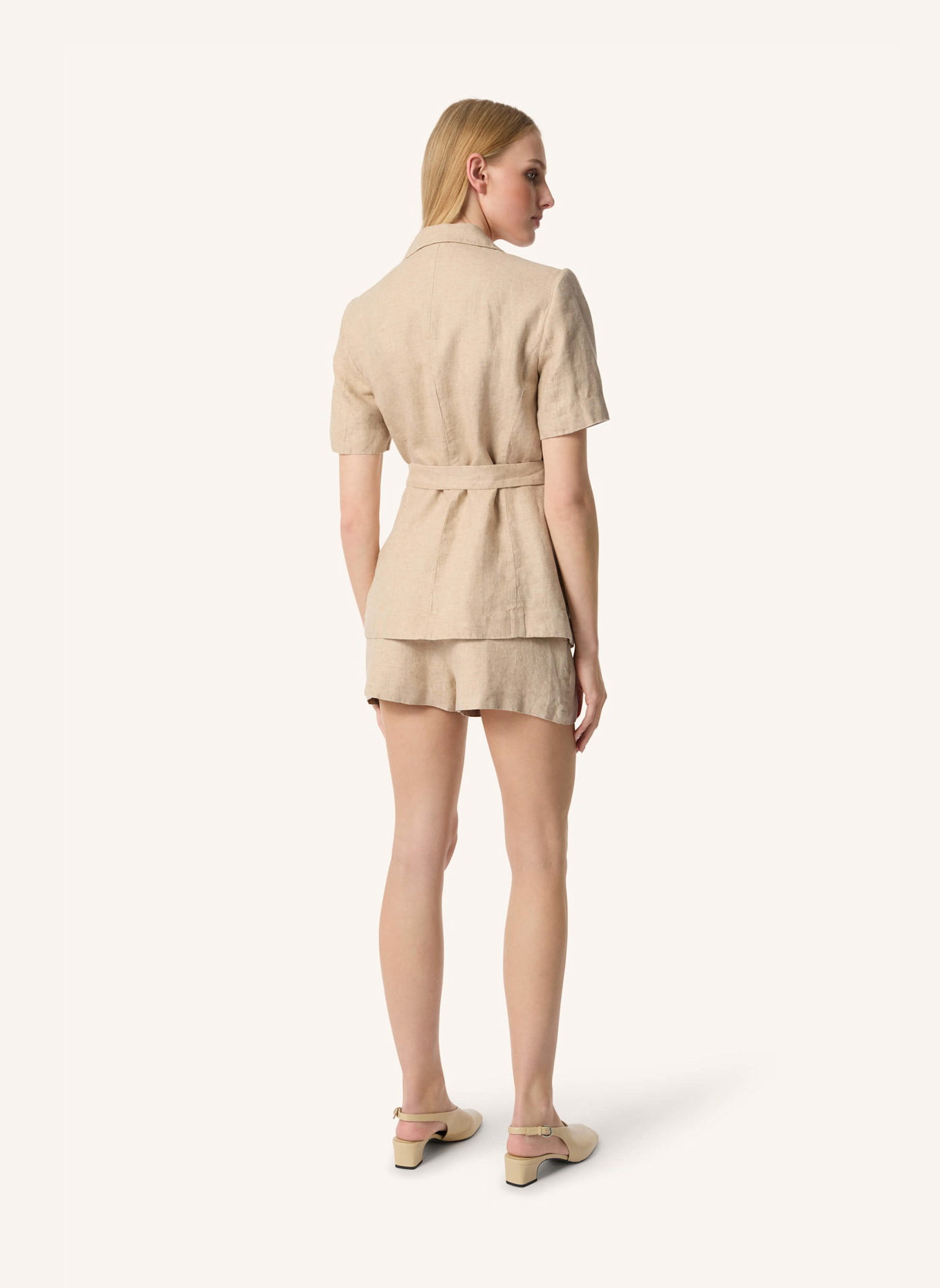 Malej Leinenblazer SALERNO: BEIGE