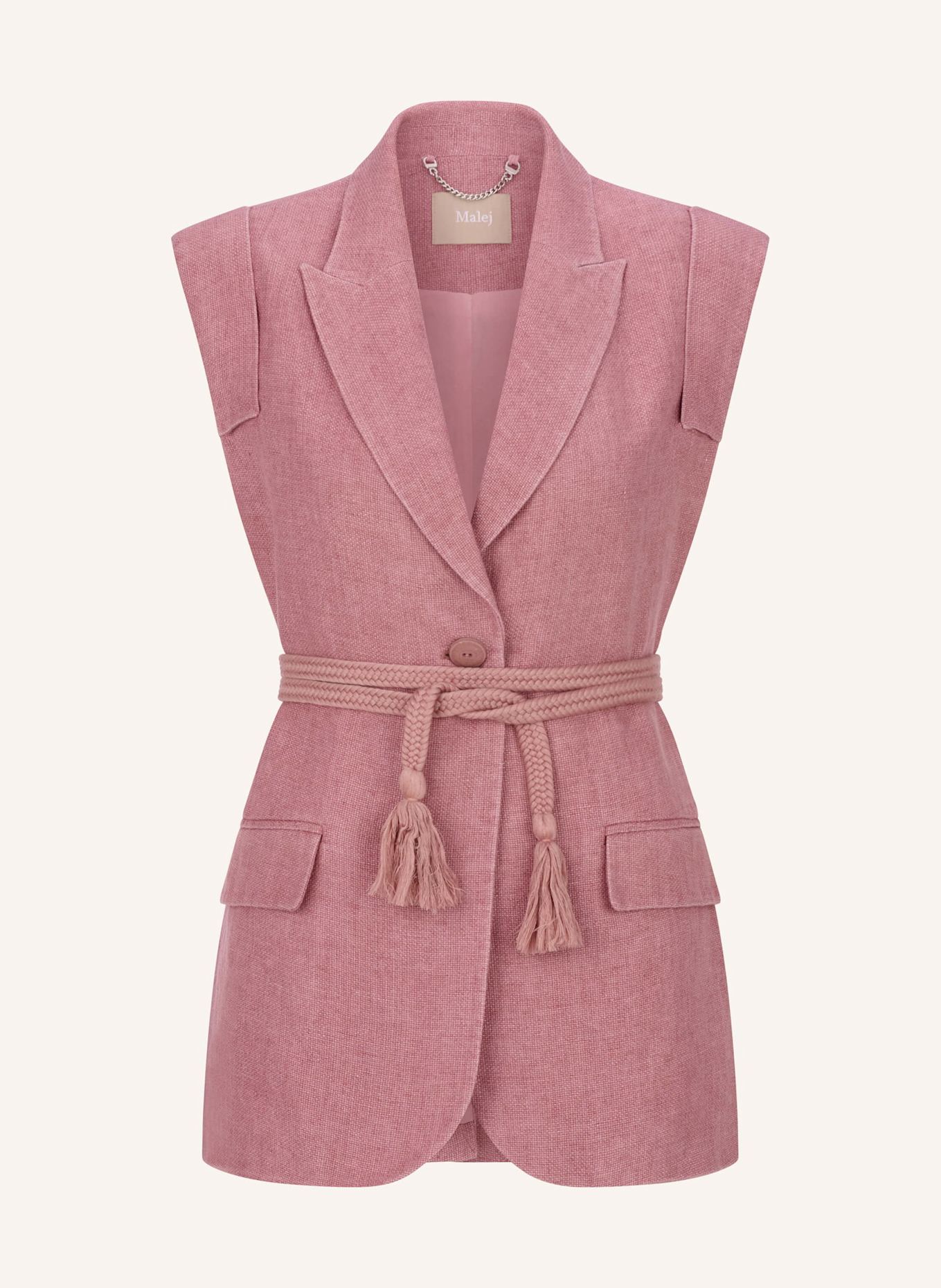 Malej Leinenweste COLOSSE: ROSÉ