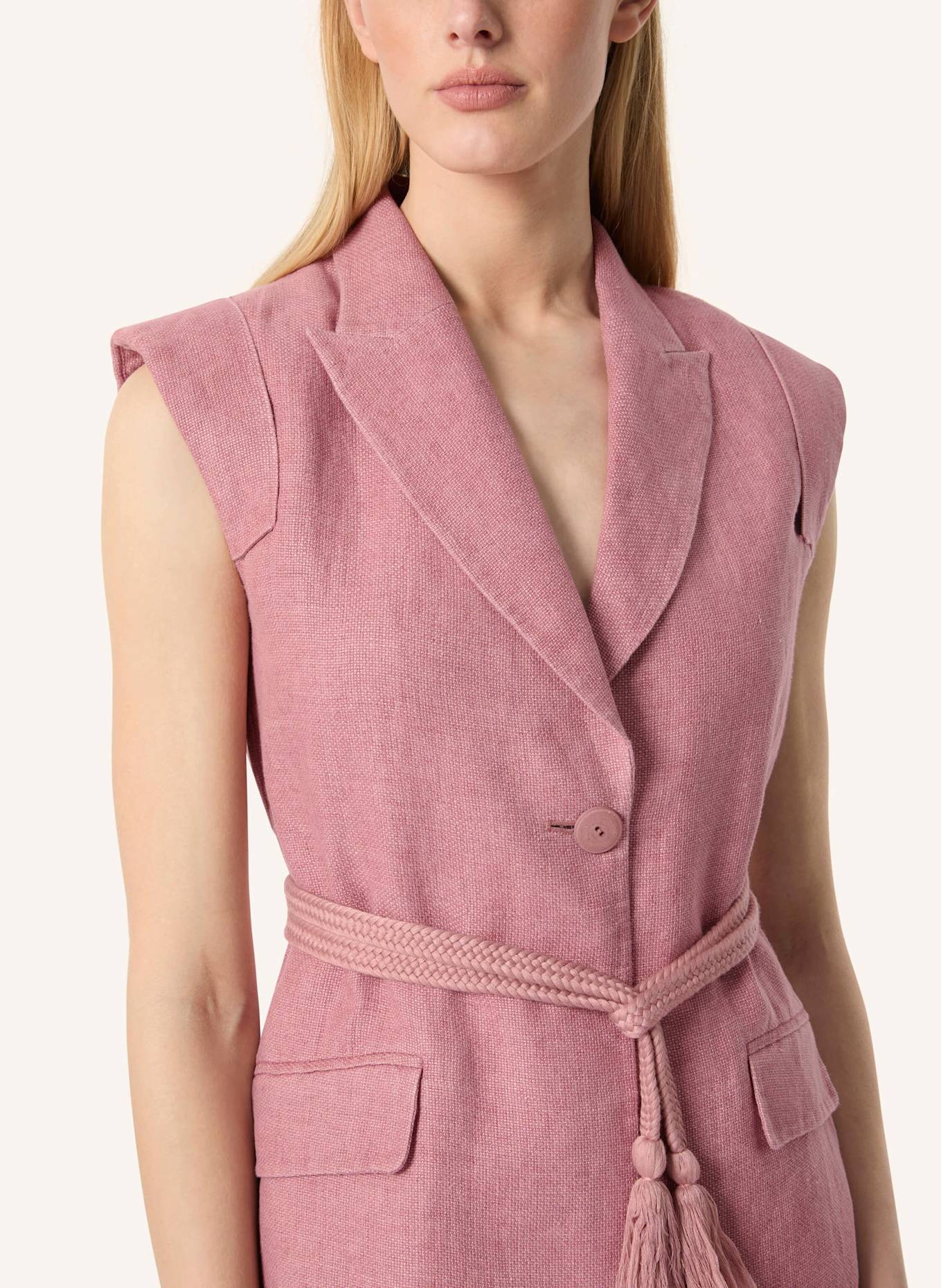 Malej Leinenweste COLOSSE: ROSÉ