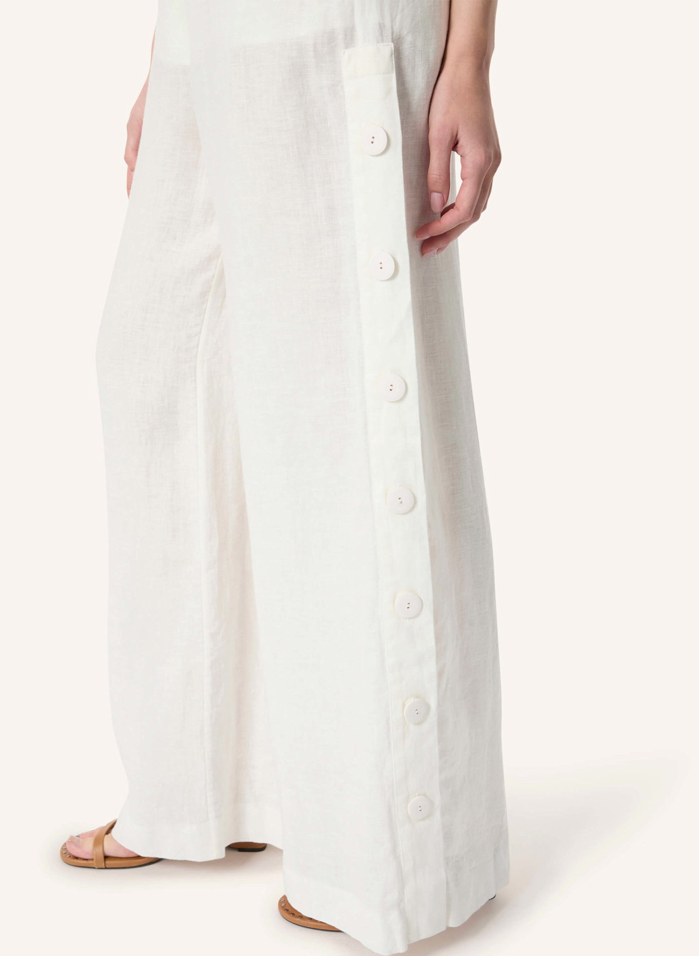 Malej Baumwollhose ZIYI: WEISS