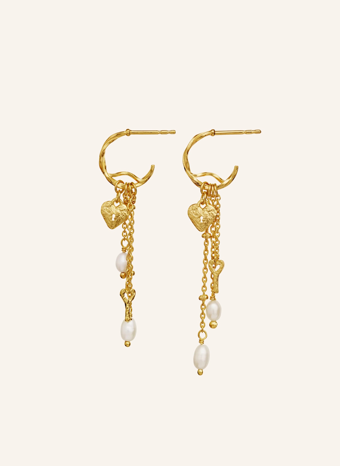 Maanesten Ohrringe IDRIS Earrings, Farbe: GOLD (Bild 1)