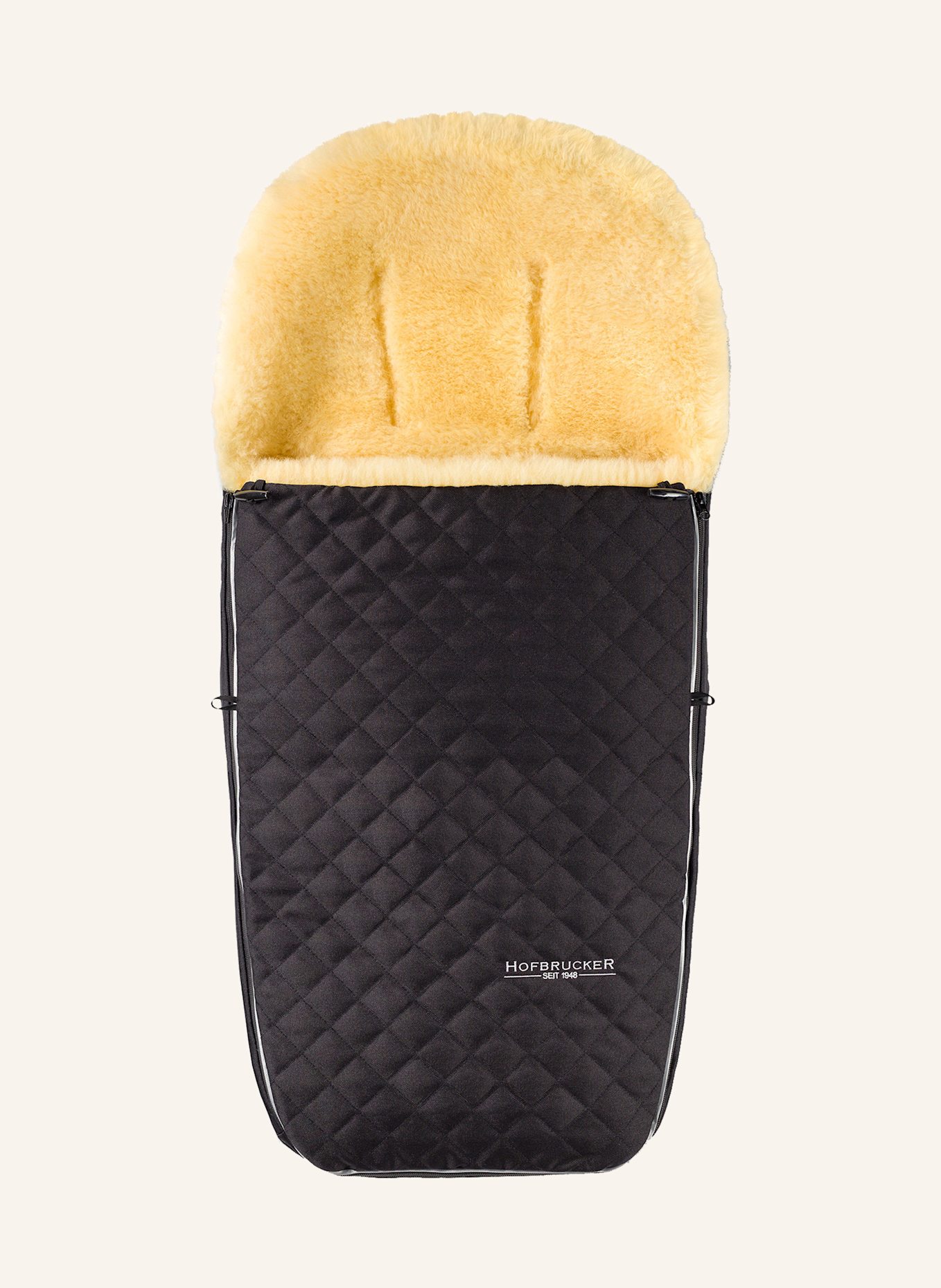 Hofbrucker Fußsack POLARIS: SCHWARZ