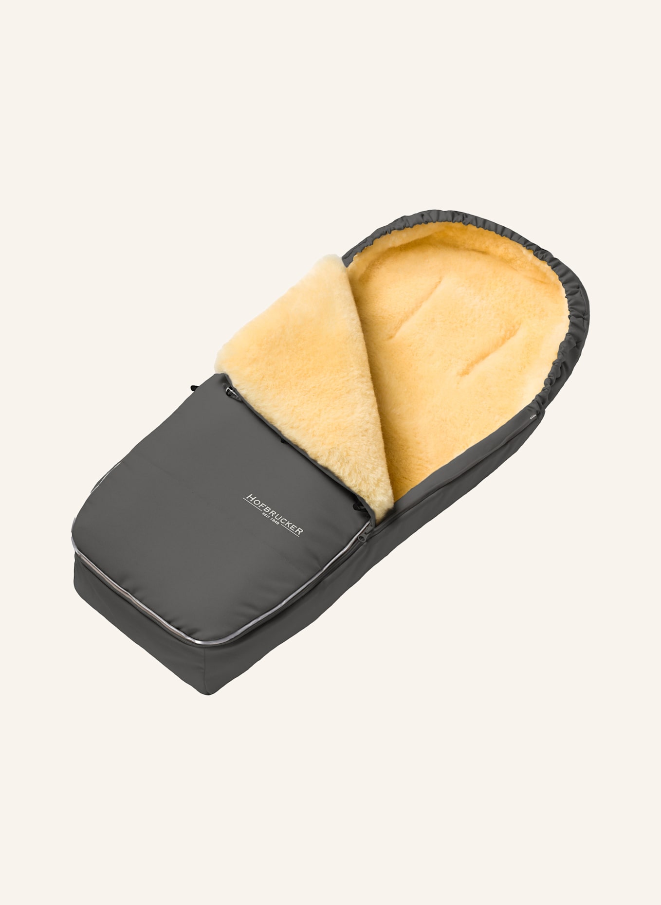 Hofbrucker Fußsack  ALASKA: GRAU