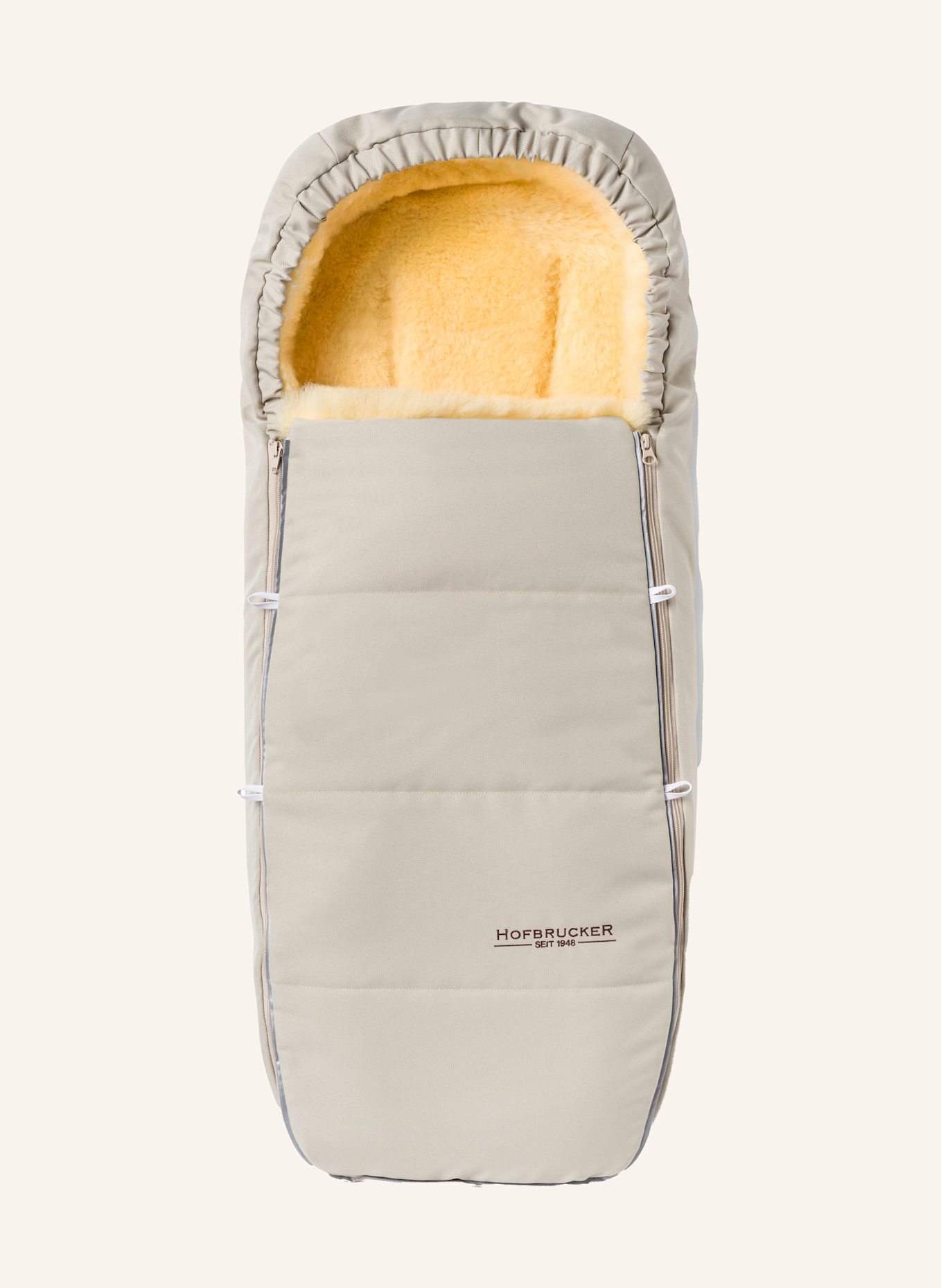 Hofbrucker Fußsack  ALASKA: BEIGE