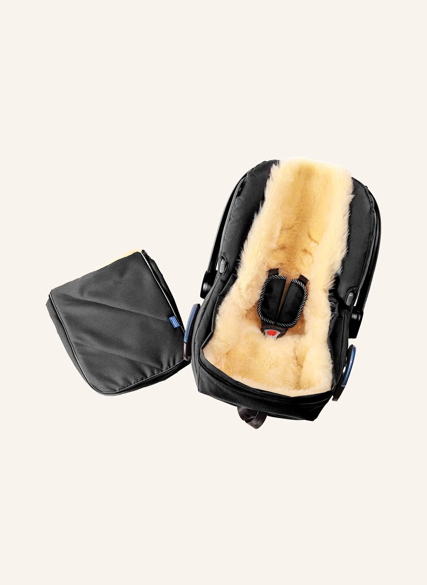 Hofbrucker Fußsack  MAXI: SCHWARZ