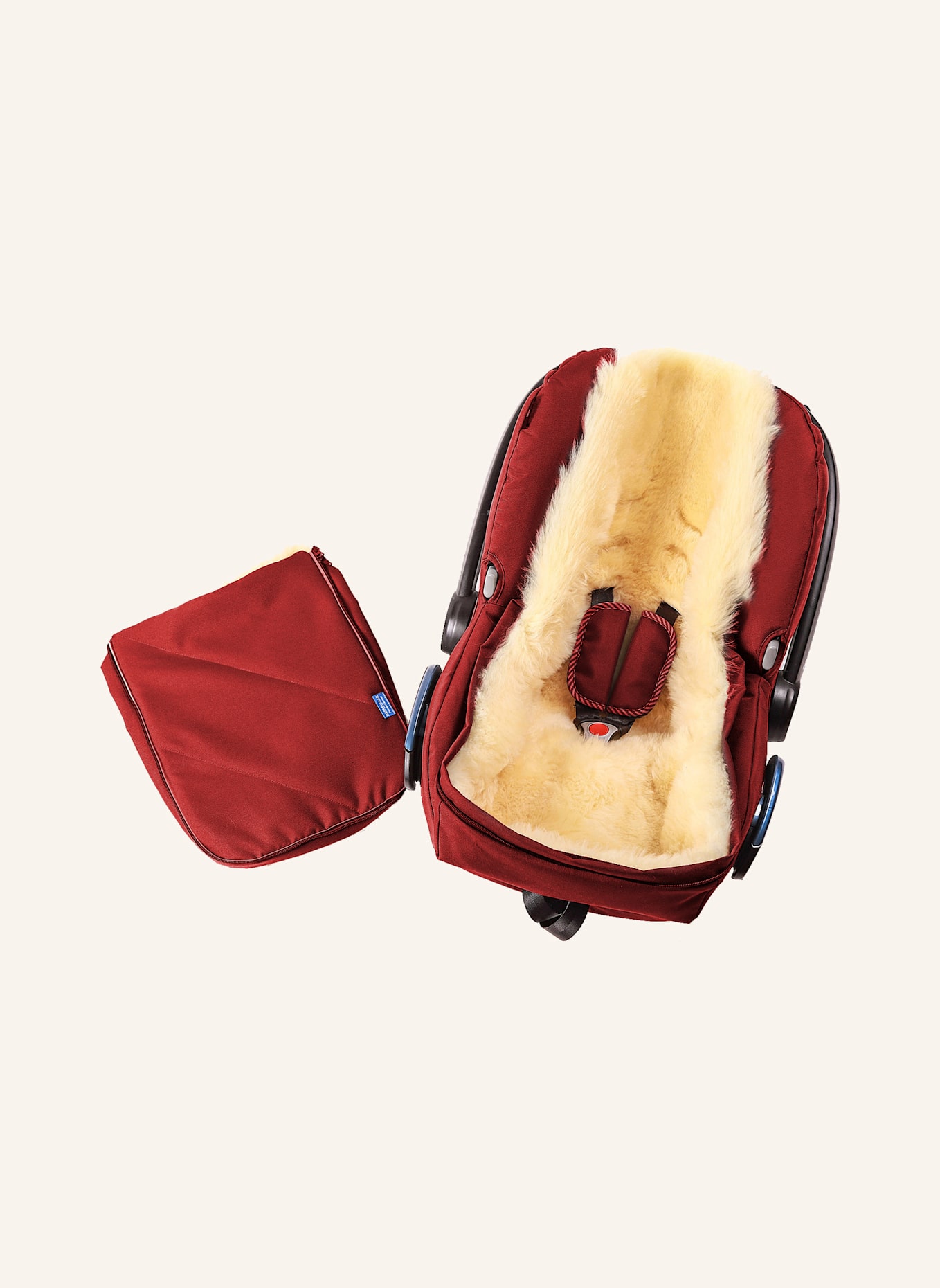 Hofbrucker Fußsack  MAXI: ROT