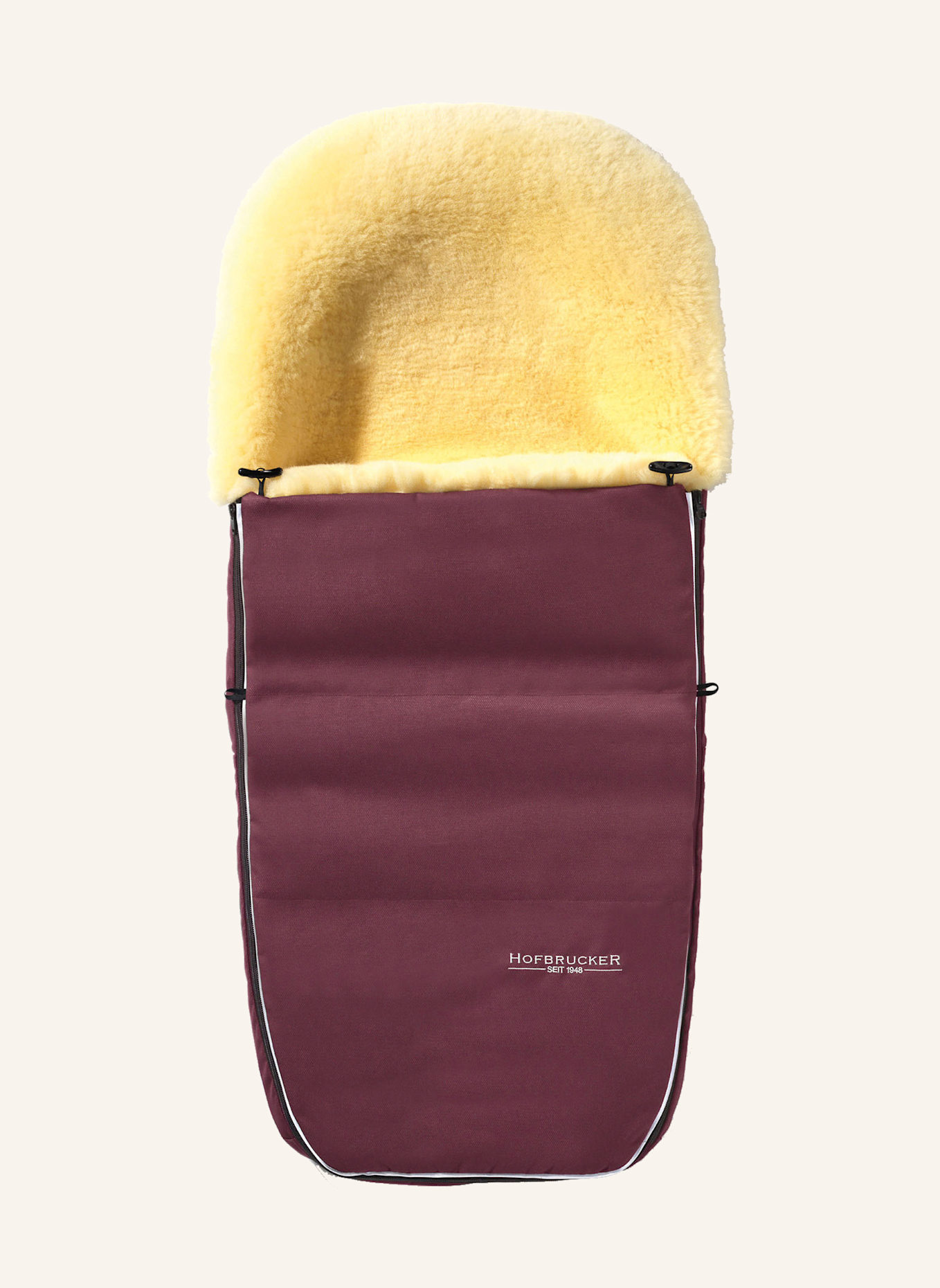 Hofbrucker Fußsack POLARIS: DUNKELROT
