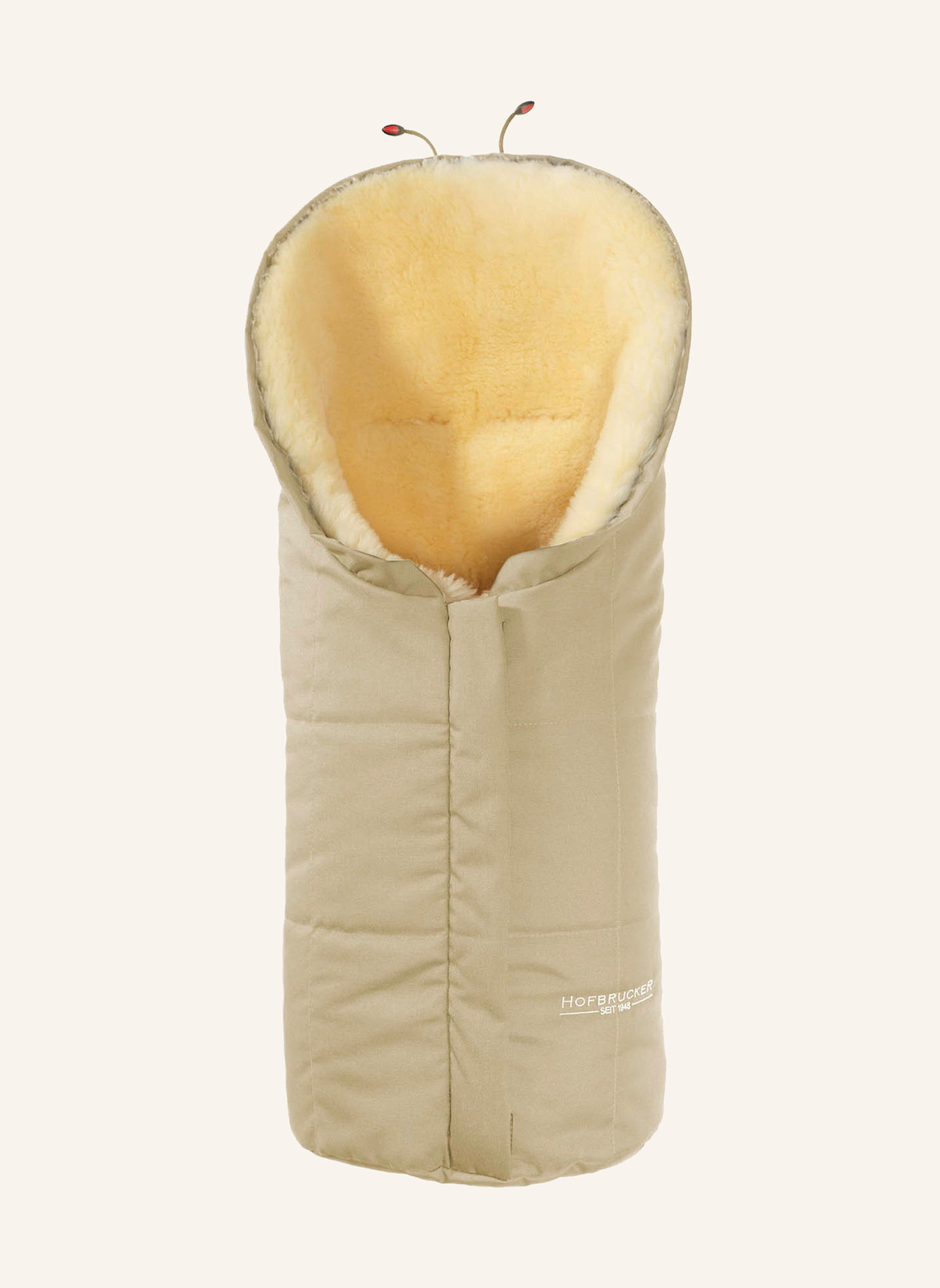 Hofbrucker Fußsack aus Lammfell ESKIMO: BEIGE