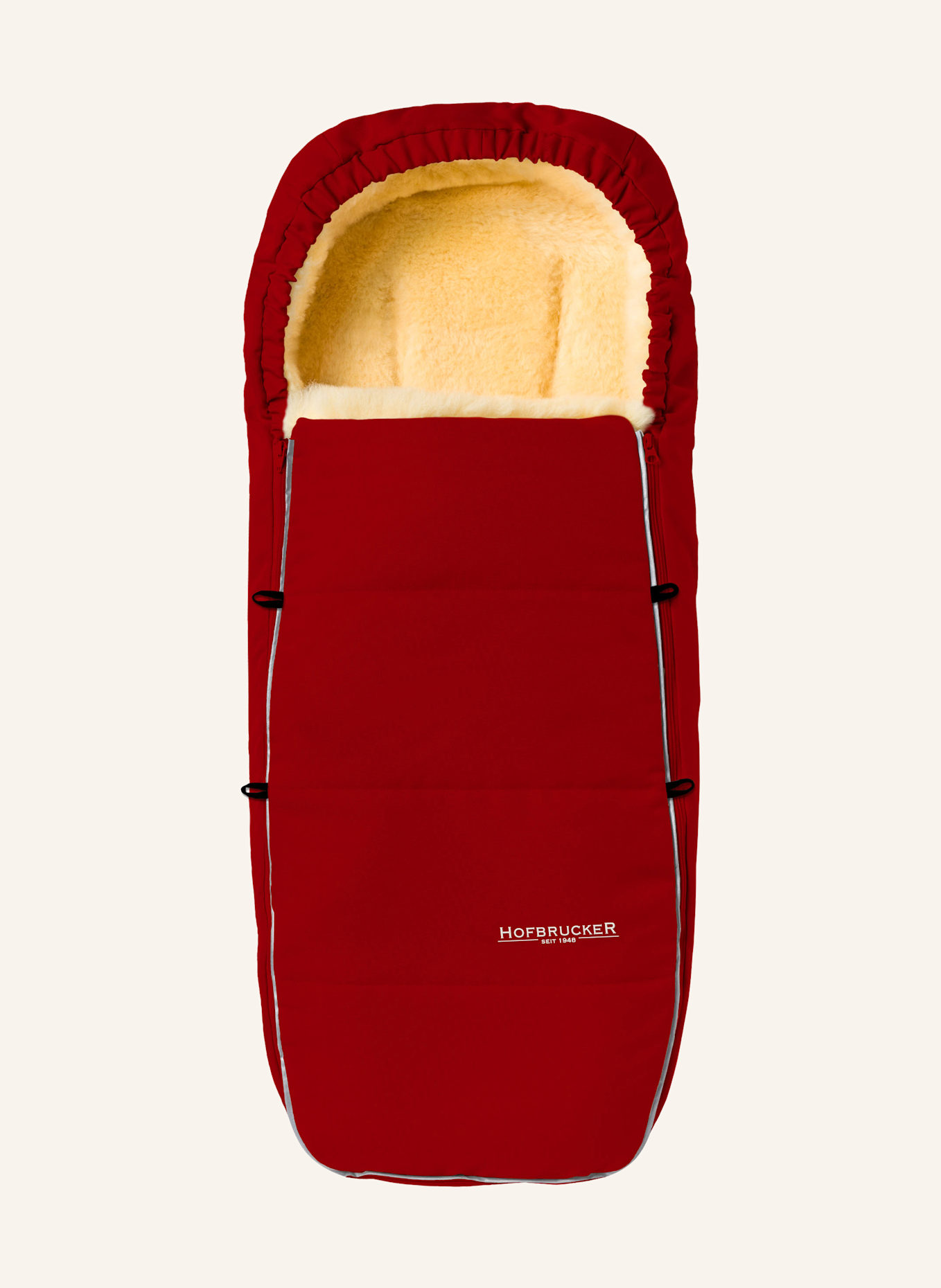 Hofbrucker Fußsack  ALASKA: ROT