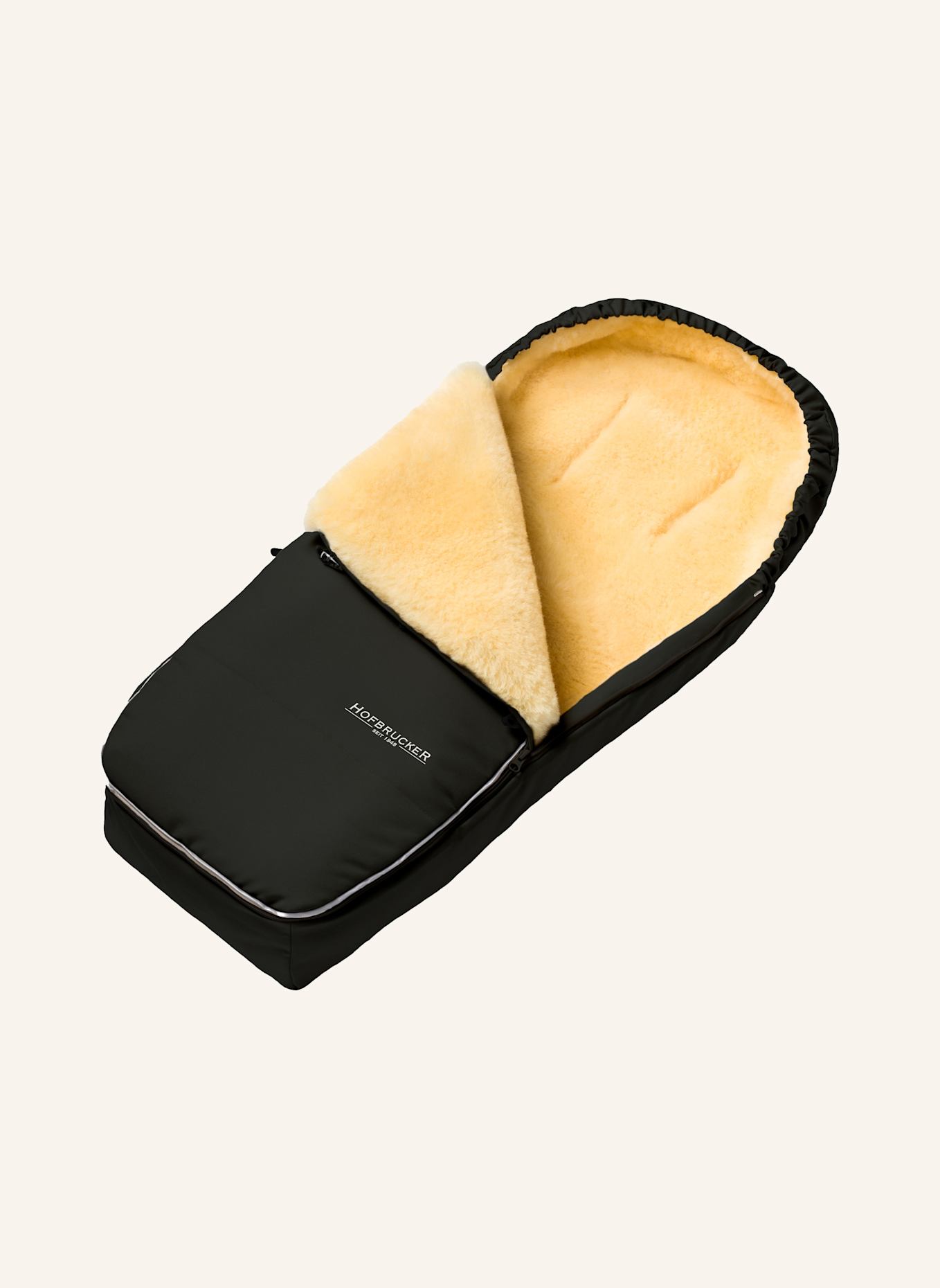 Hofbrucker Fußsack  ALASKA: SCHWARZ