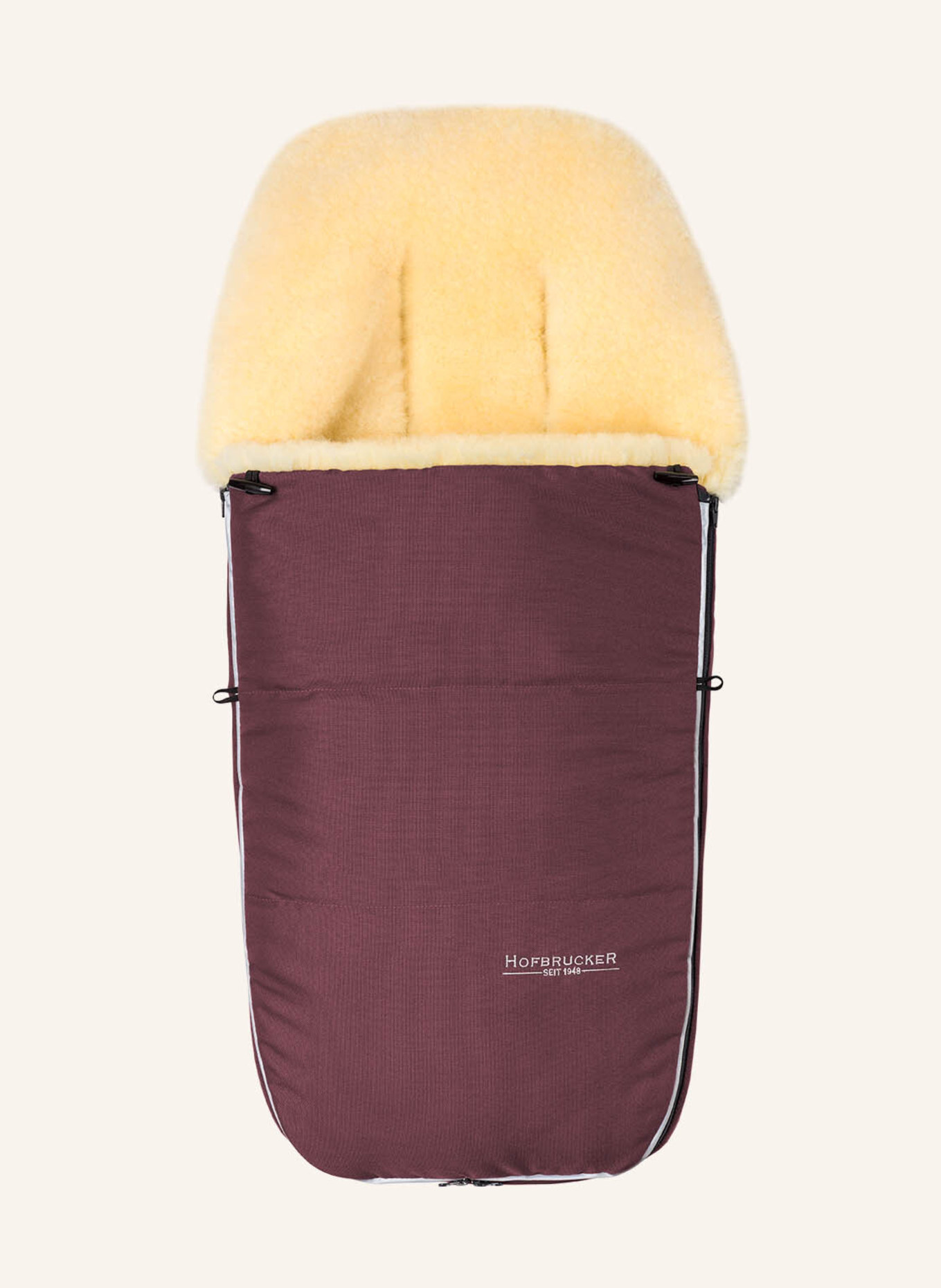 Hofbrucker Fußsack POLARIS: DUNKELROT