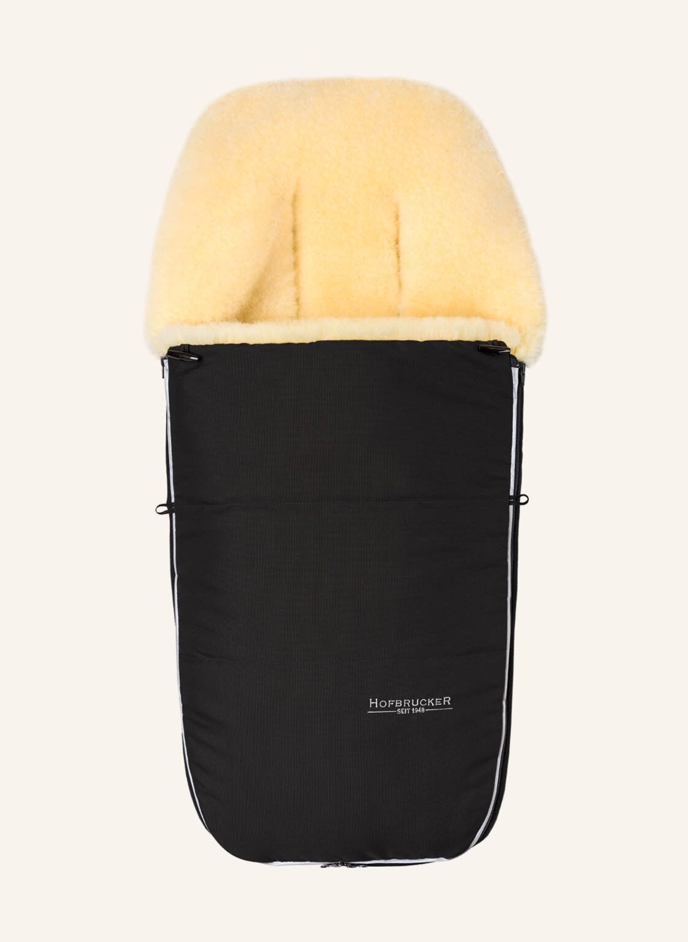 Hofbrucker Fußsack POLARIS: SCHWARZ