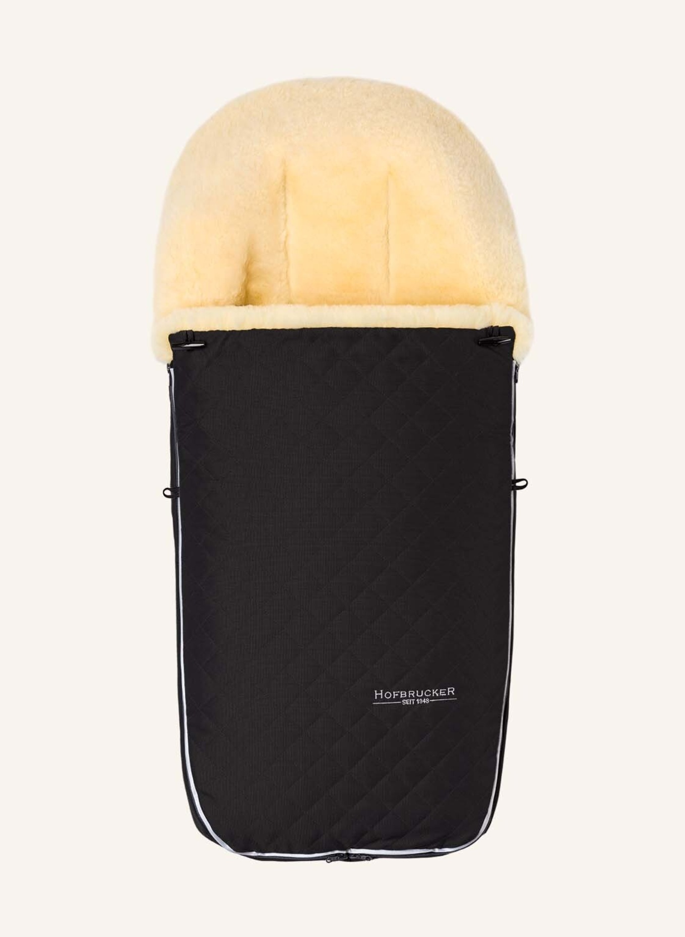 Hofbrucker Fußsack POLARIS: SCHWARZ