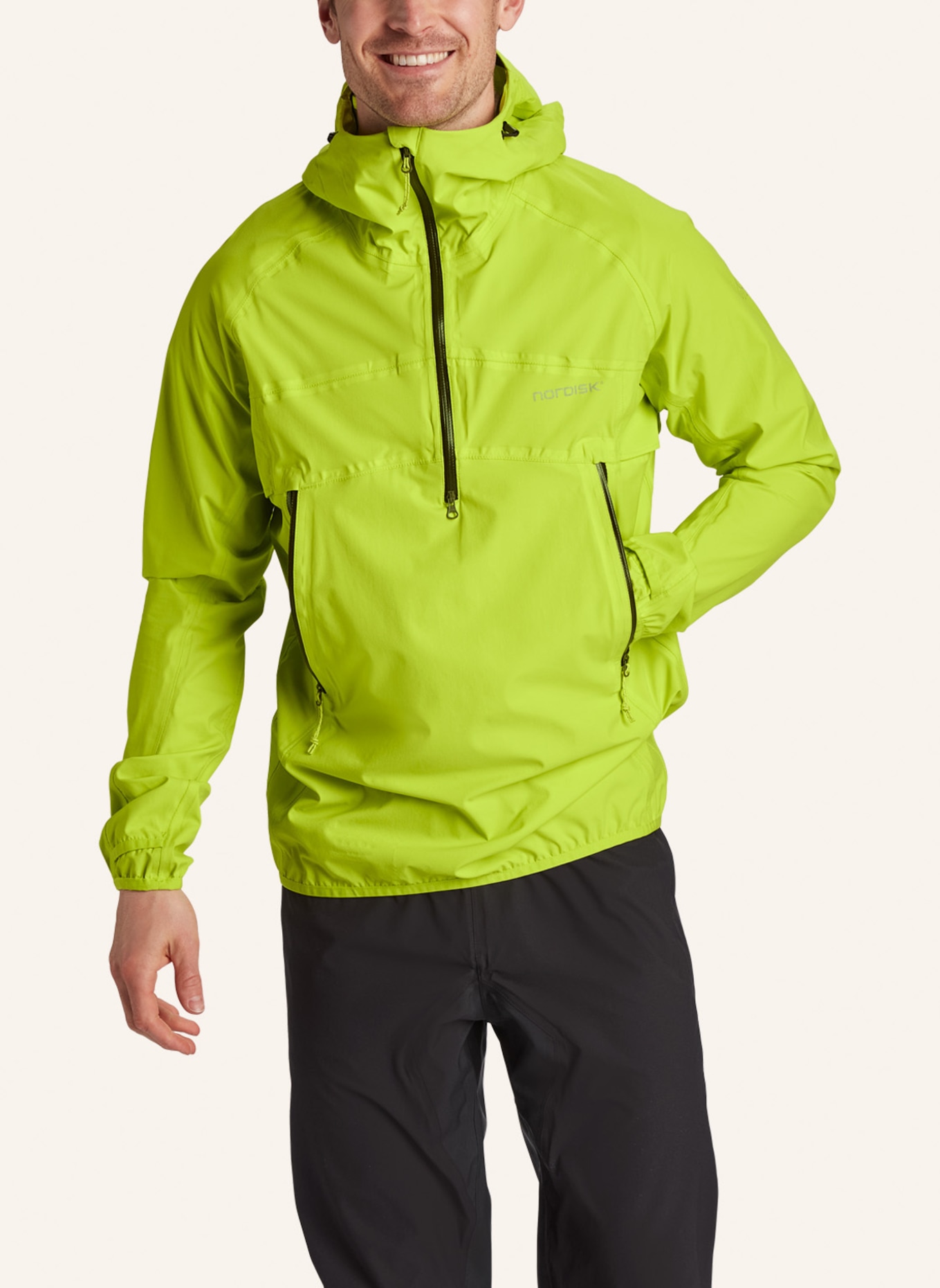 NORDISK Outdoorjacke RIMU, Farbe: NEONGELB (Bild 4)