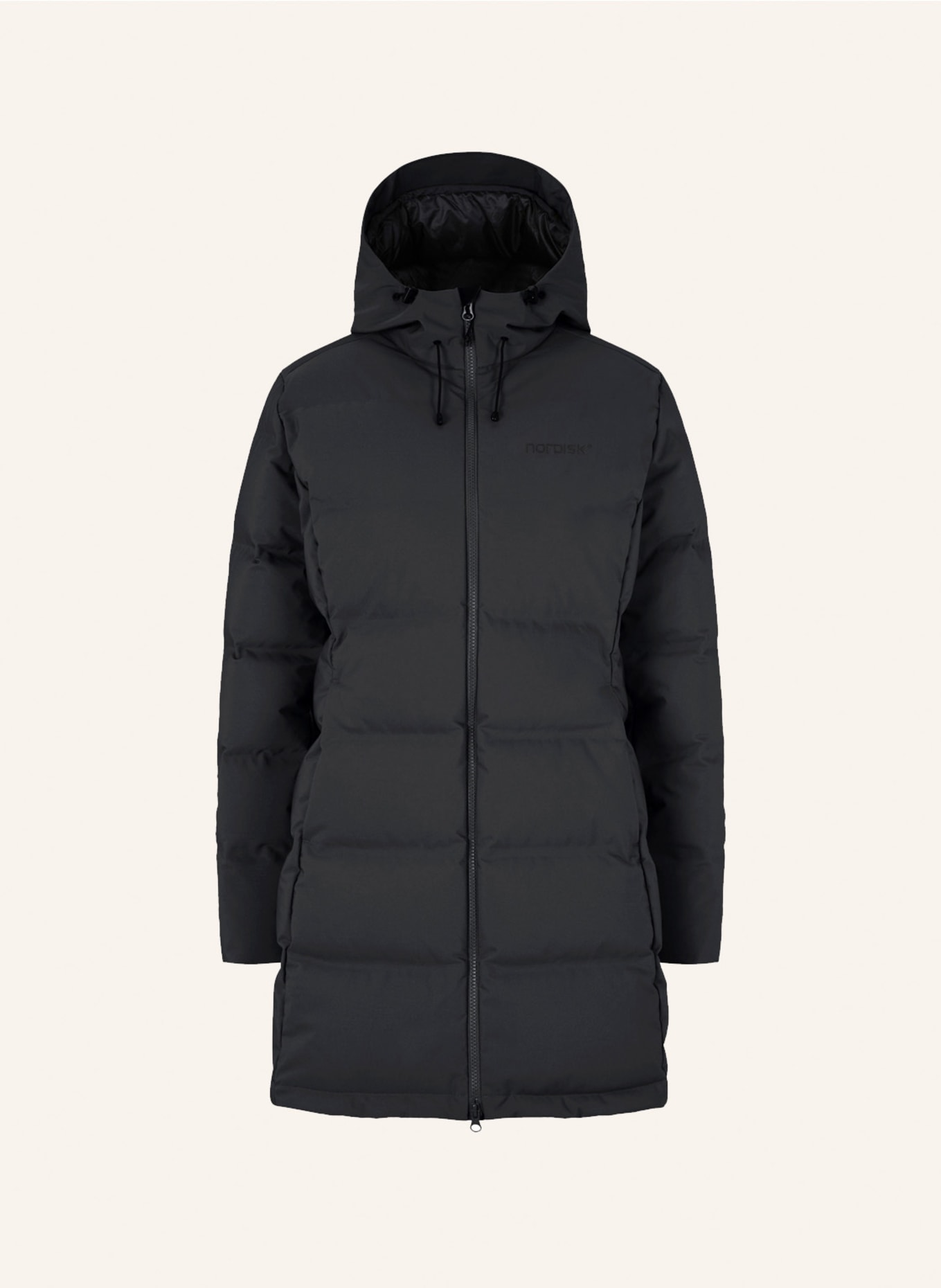 NORDISK Daunenmantel AUKEA: SCHWARZ