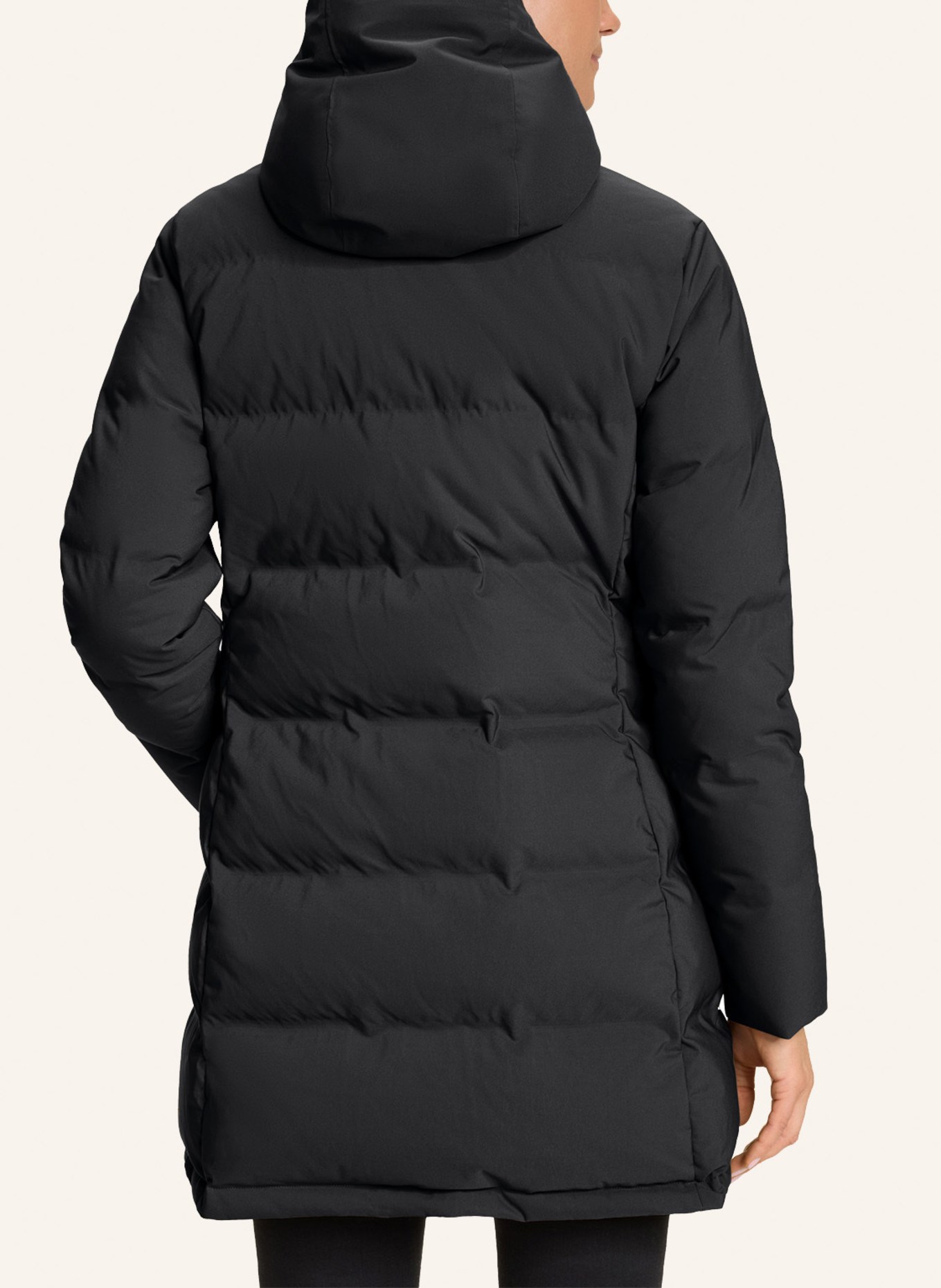 NORDISK Daunenmantel AUKEA: SCHWARZ