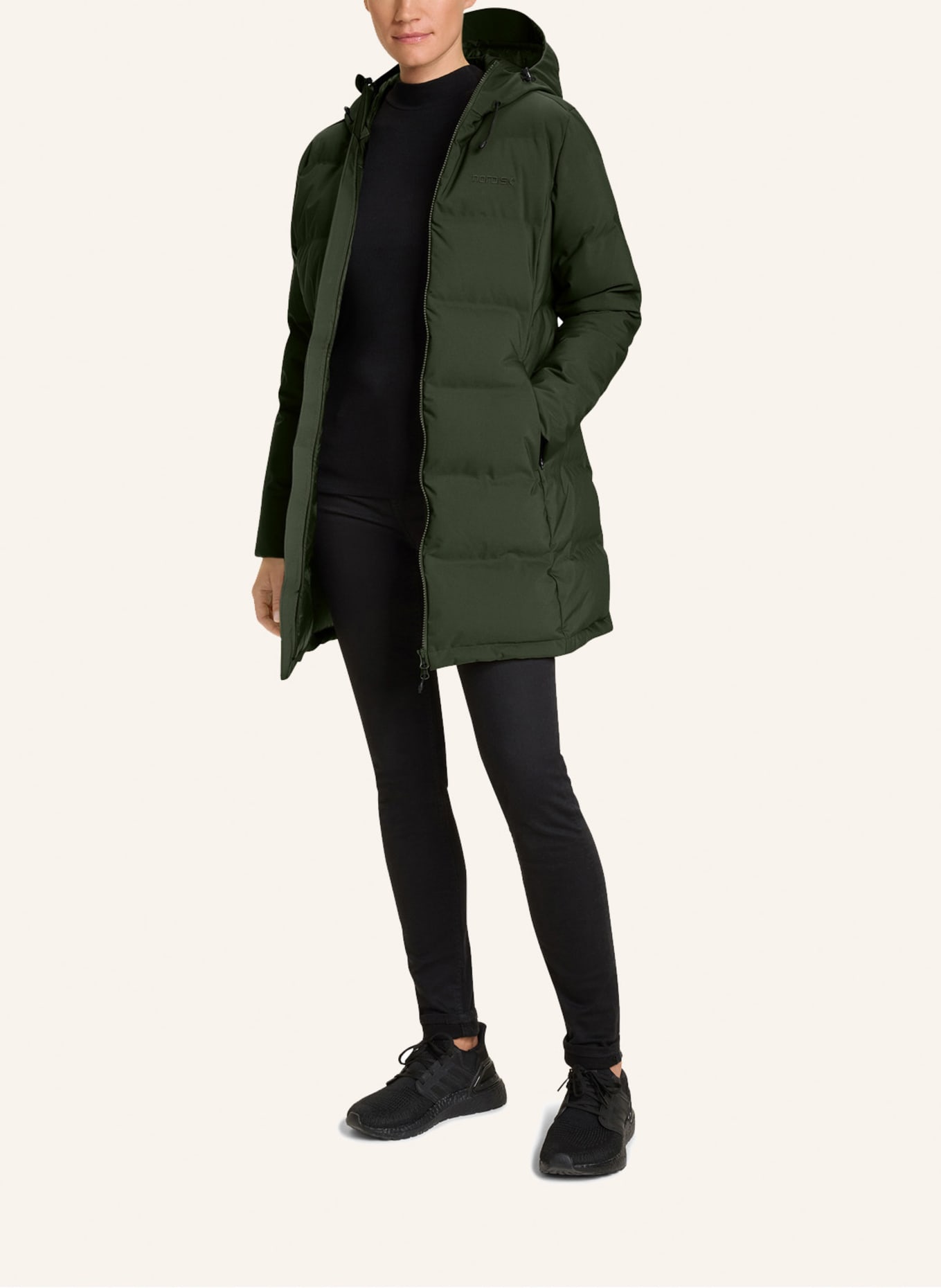 NORDISK Daunenmantel AUKEA: DUNKELGRÜN