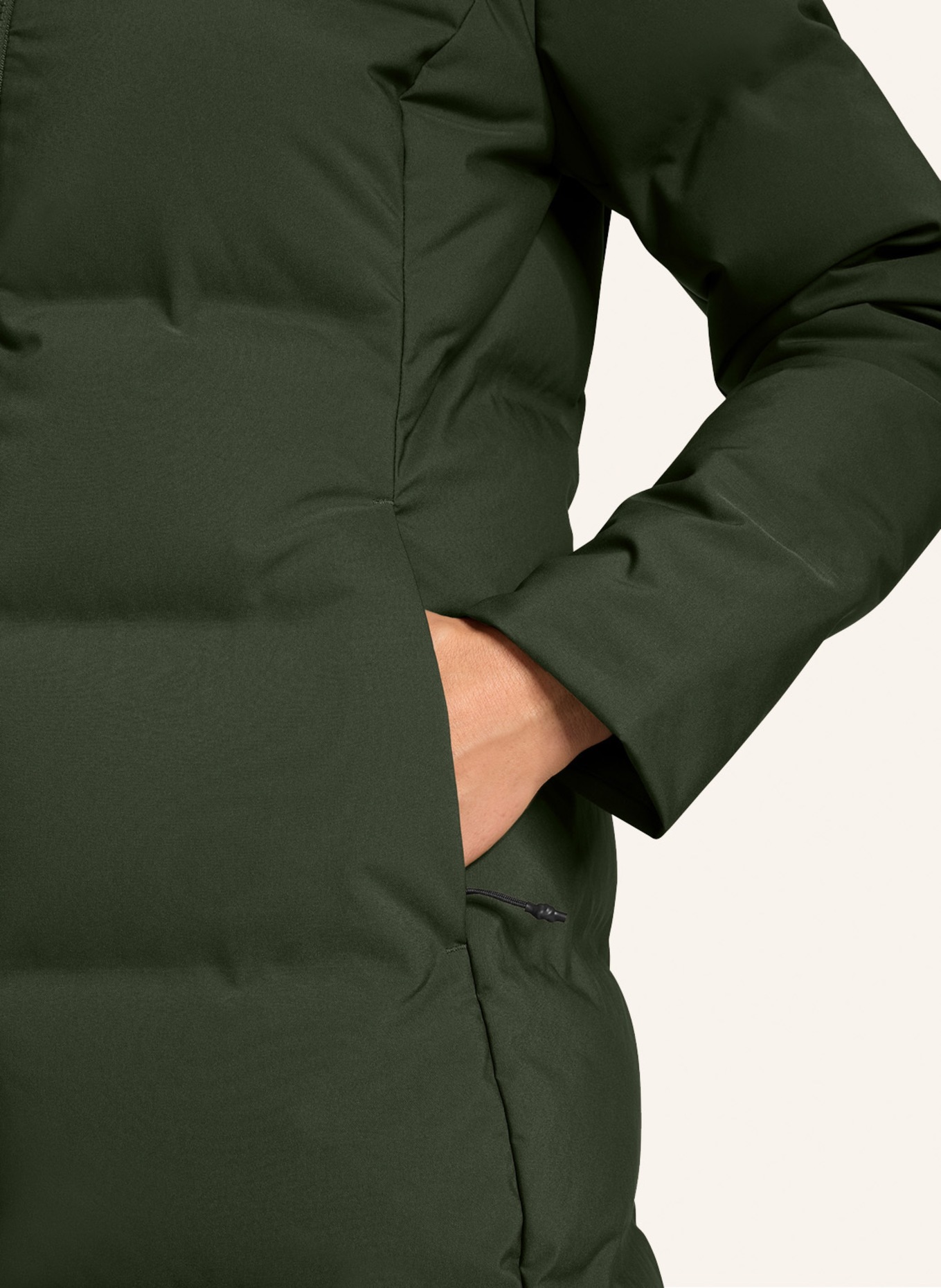 NORDISK Daunenmantel AUKEA: DUNKELGRÜN