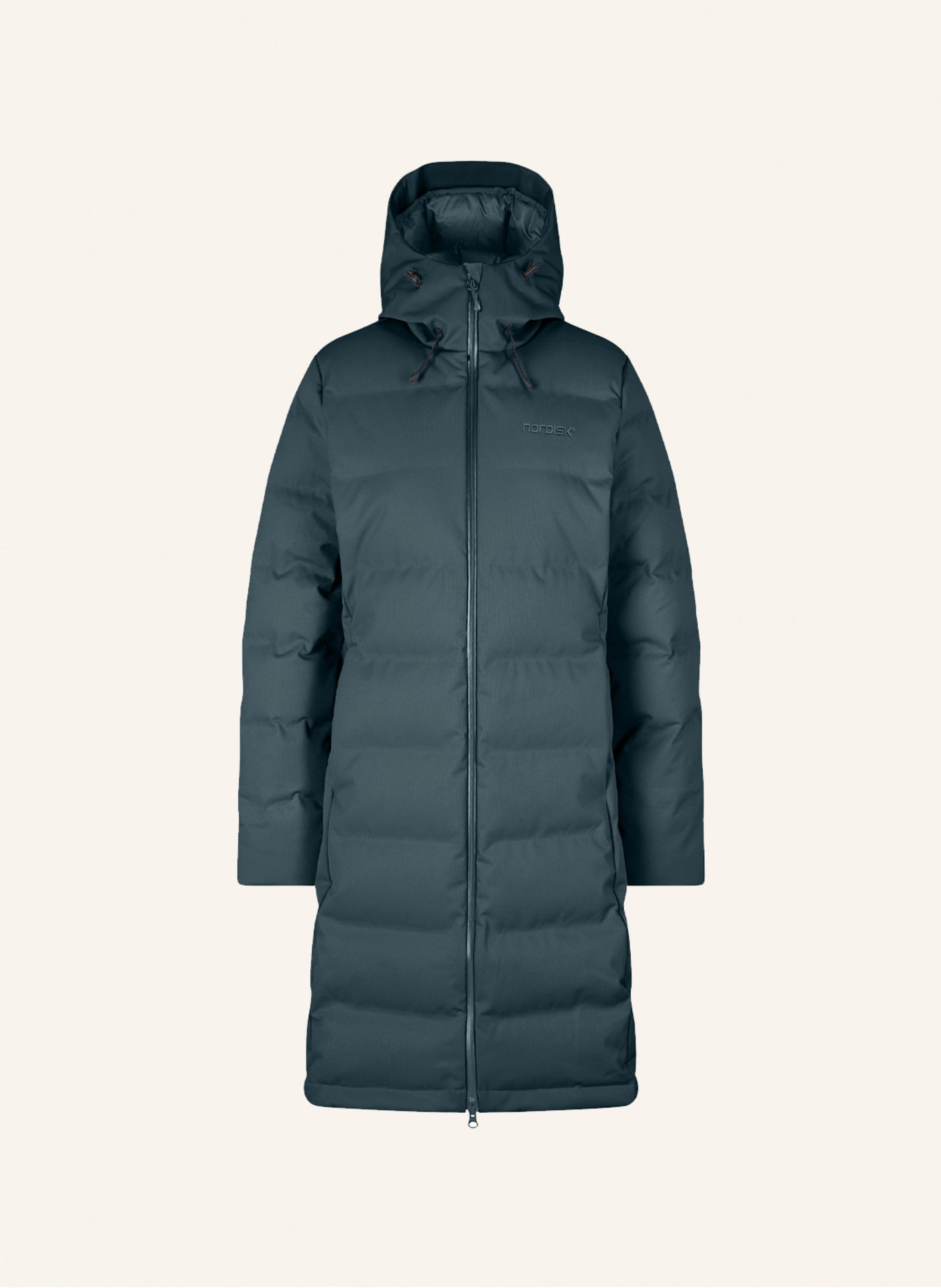 NORDISK Daunenmantel MOANA: BLAUGRAU