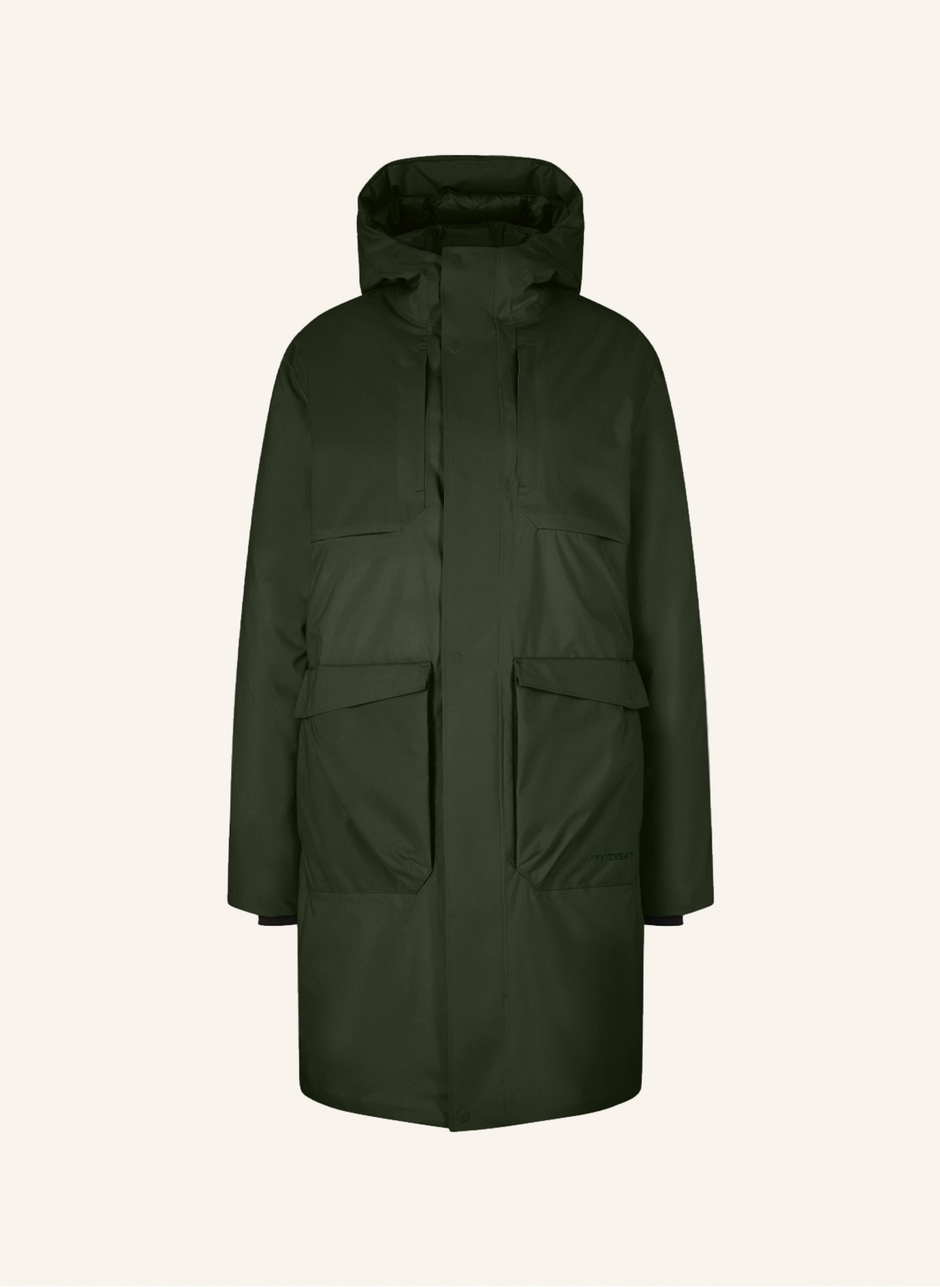 NORDISK Daunenparka LUMI: DUNKELGRÜN