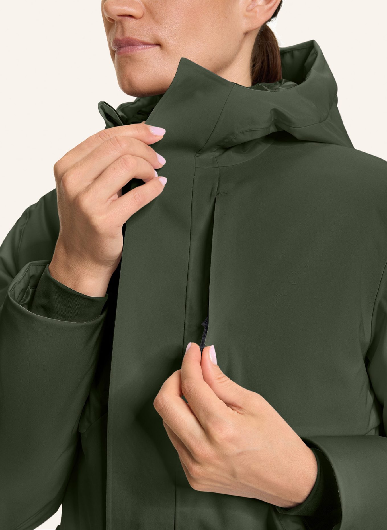 NORDISK Daunenparka LUMI: DUNKELGRÜN