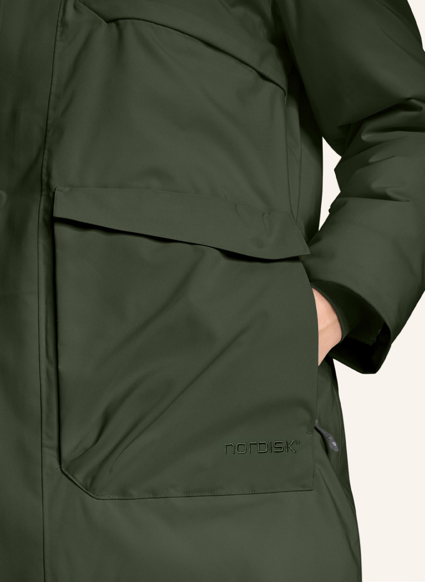 NORDISK Daunenparka LUMI: DUNKELGRÜN
