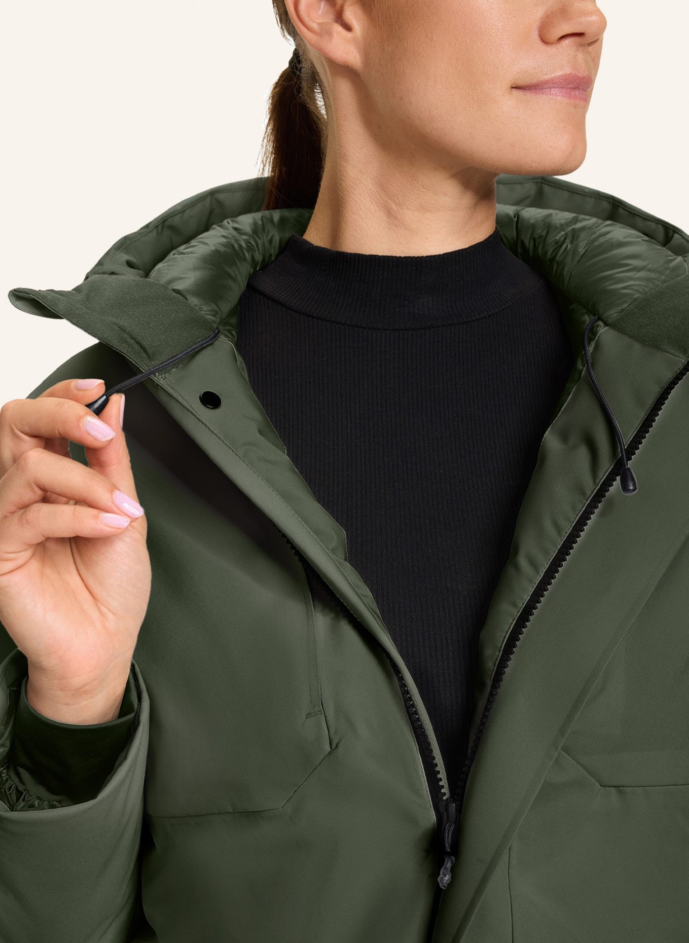 NORDISK Daunenparka LUMI: DUNKELGRÜN