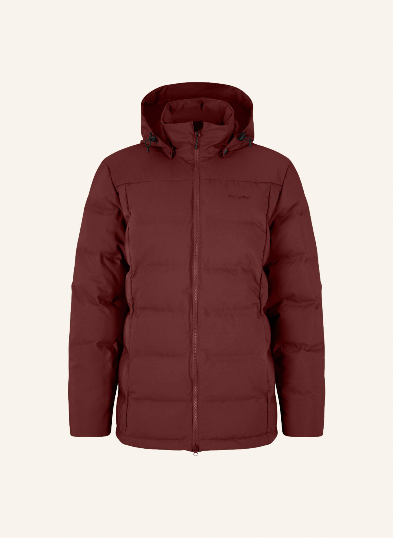 NORDISK Daunenjacke AKKARVIK: DUNKELROT
