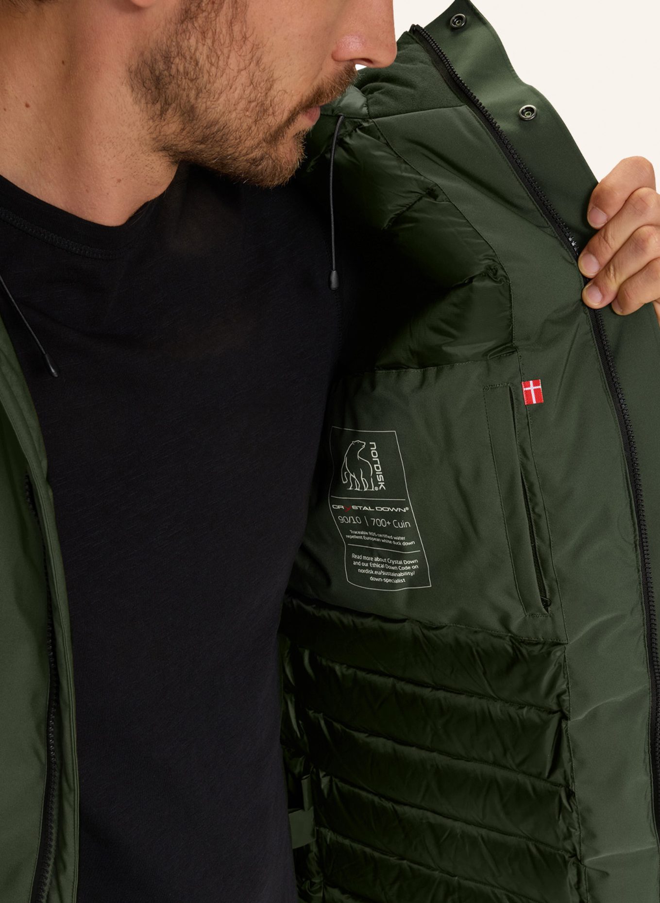 NORDISK Daunenparka JARVI: DUNKELGRÜN