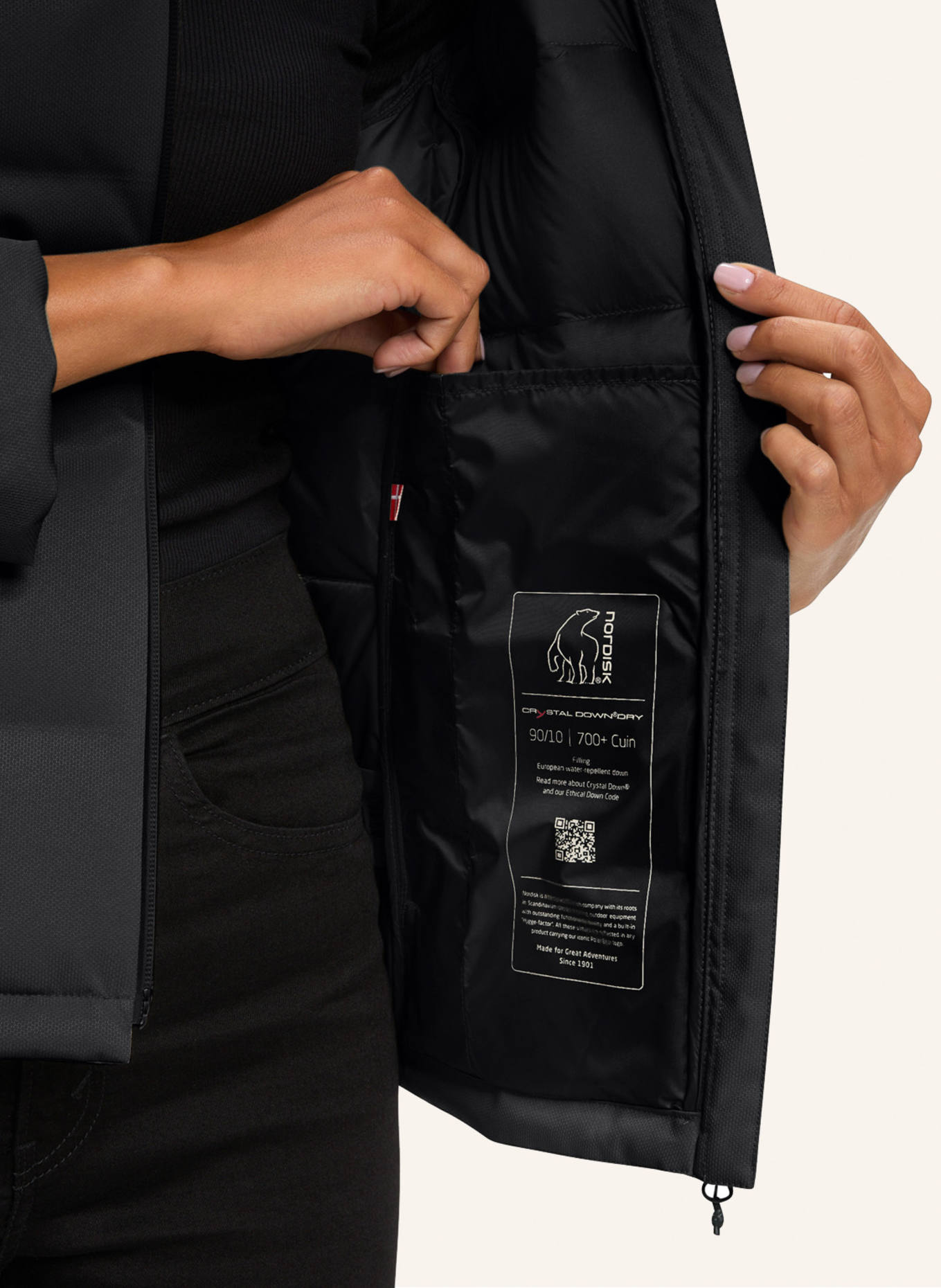 NORDISK Daunenjacke MOANA: SCHWARZ