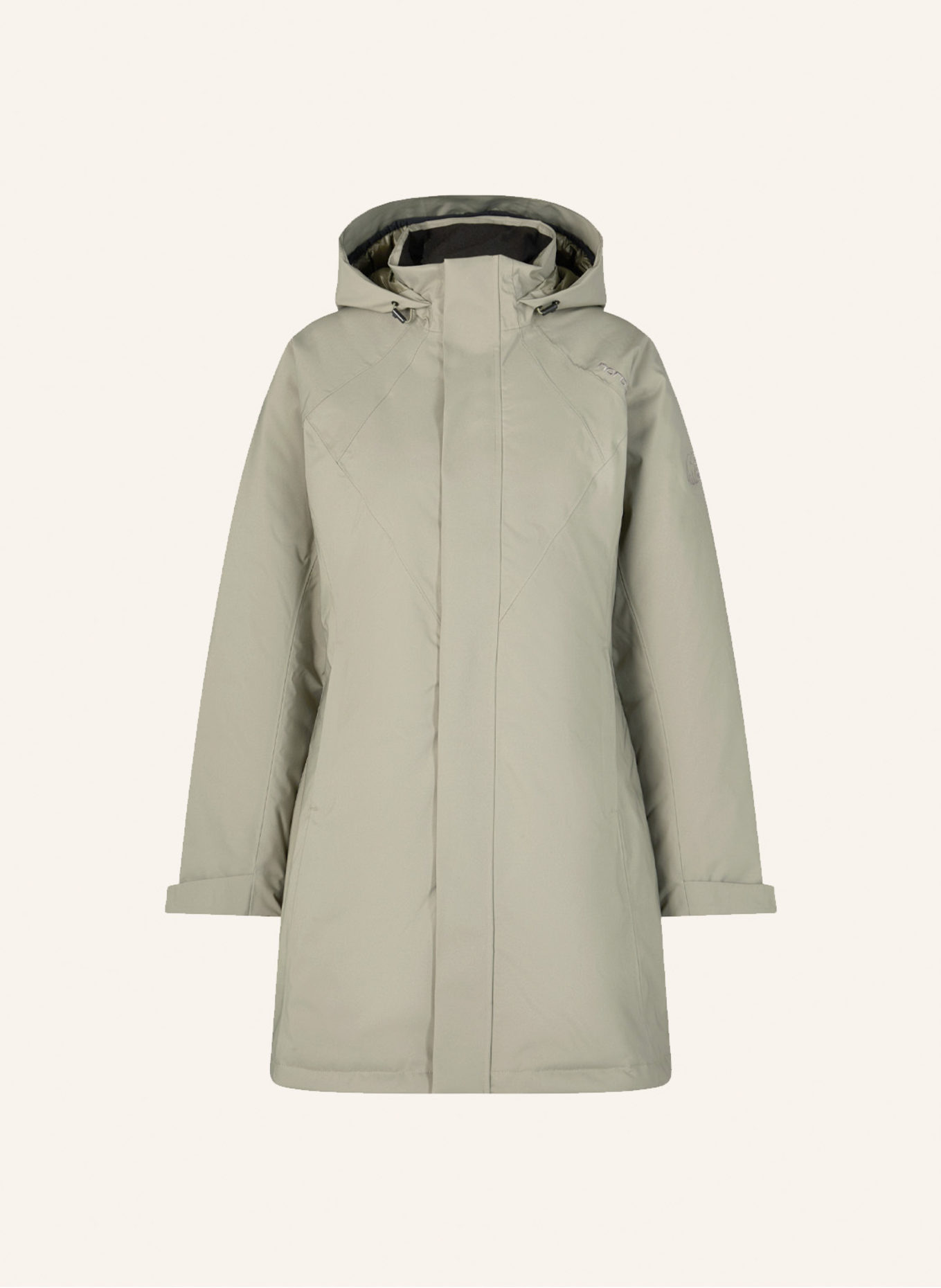 NORDISK Daunenmantel VIGDIS: HELLGRÜN