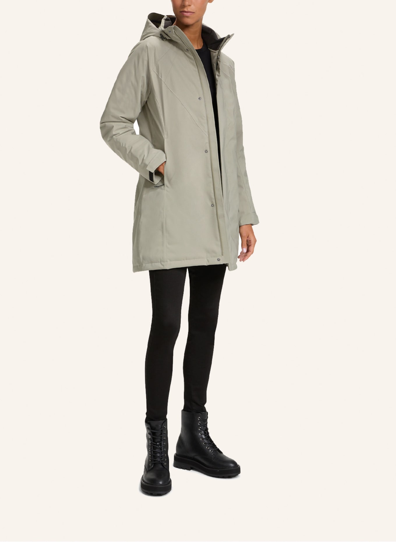 NORDISK Daunenmantel VIGDIS: HELLGRÜN