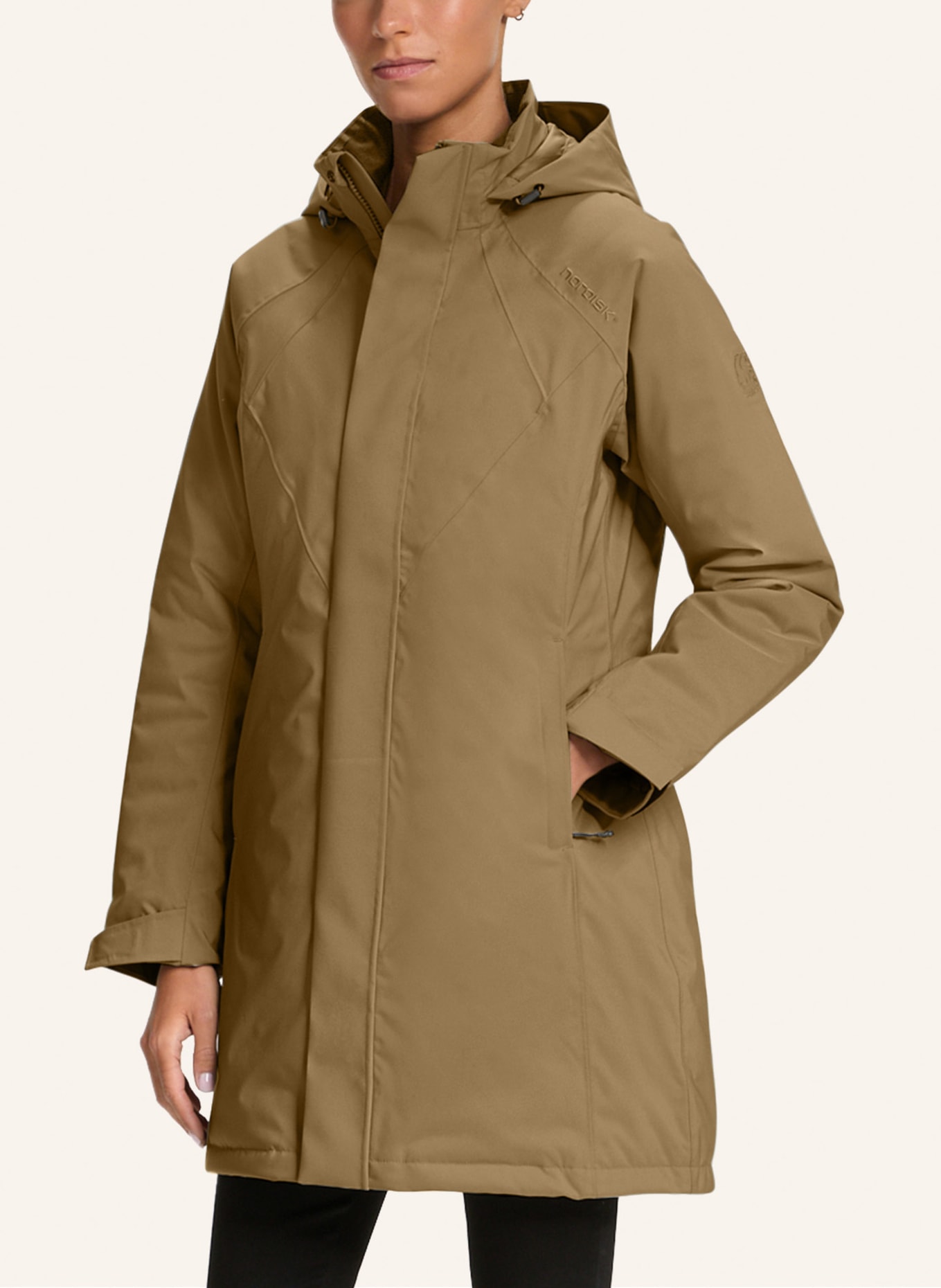 NORDISK Donsmantel VIGDIS: CAMEL