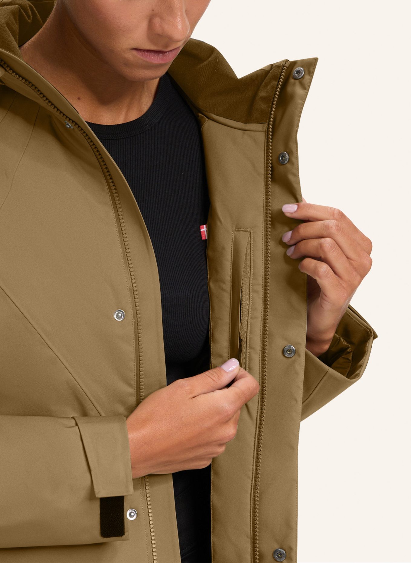 NORDISK Daunenmantel VIGDIS: CAMEL