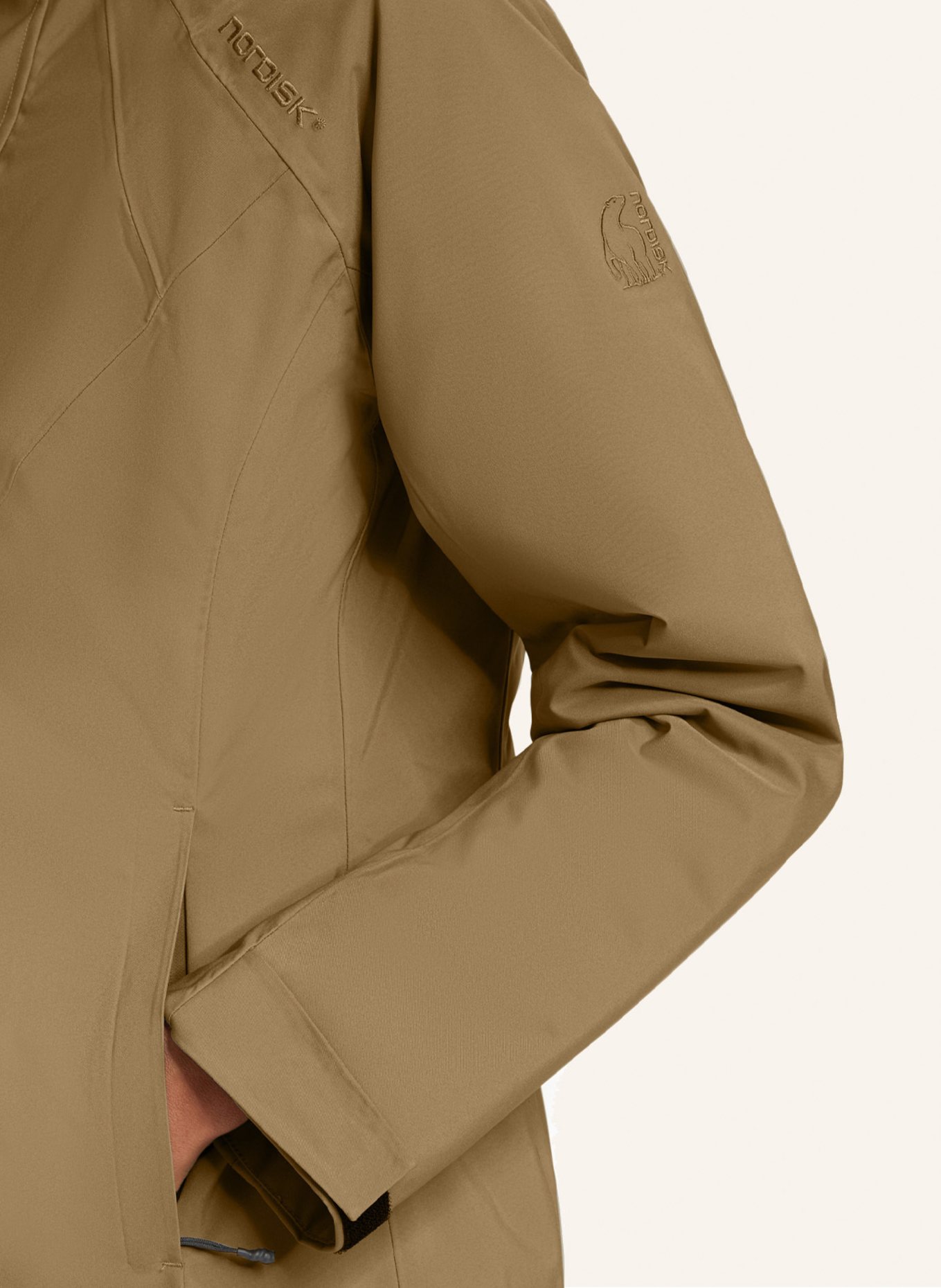 NORDISK Daunenmantel VIGDIS: CAMEL