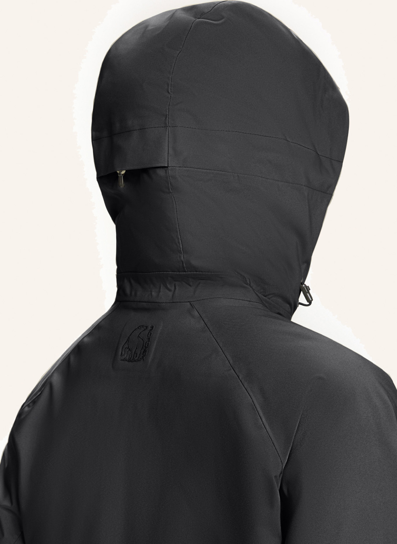 NORDISK Daunenmantel VIGDIS: SCHWARZ