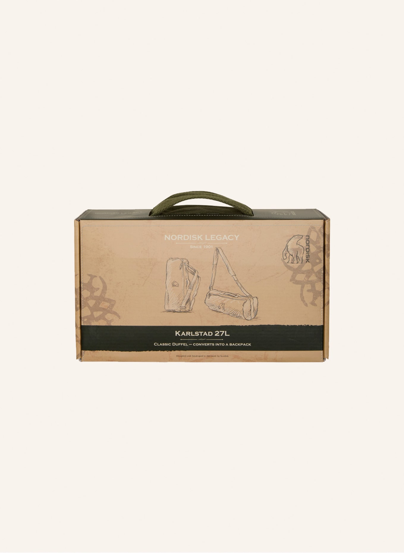 NORDISK Reisetasche KARLSTAD 27 DUFFEL: GRÜN