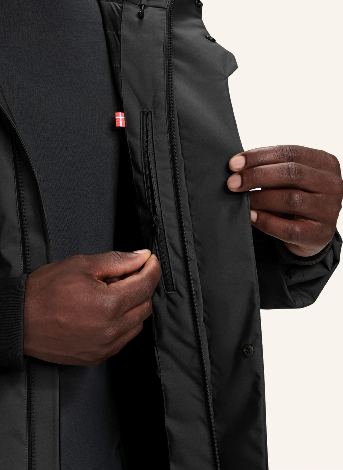 NORDISK Daunenjacke LAUGE: SCHWARZ