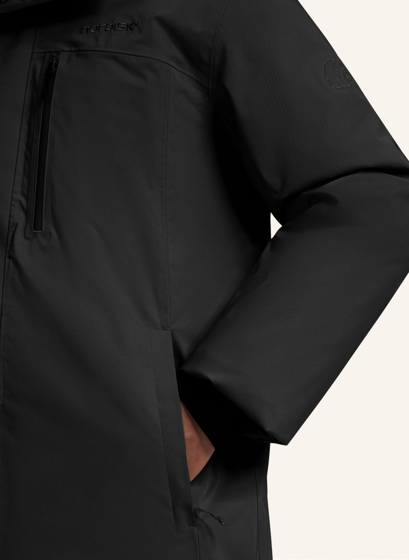 NORDISK Daunenjacke LAUGE: SCHWARZ