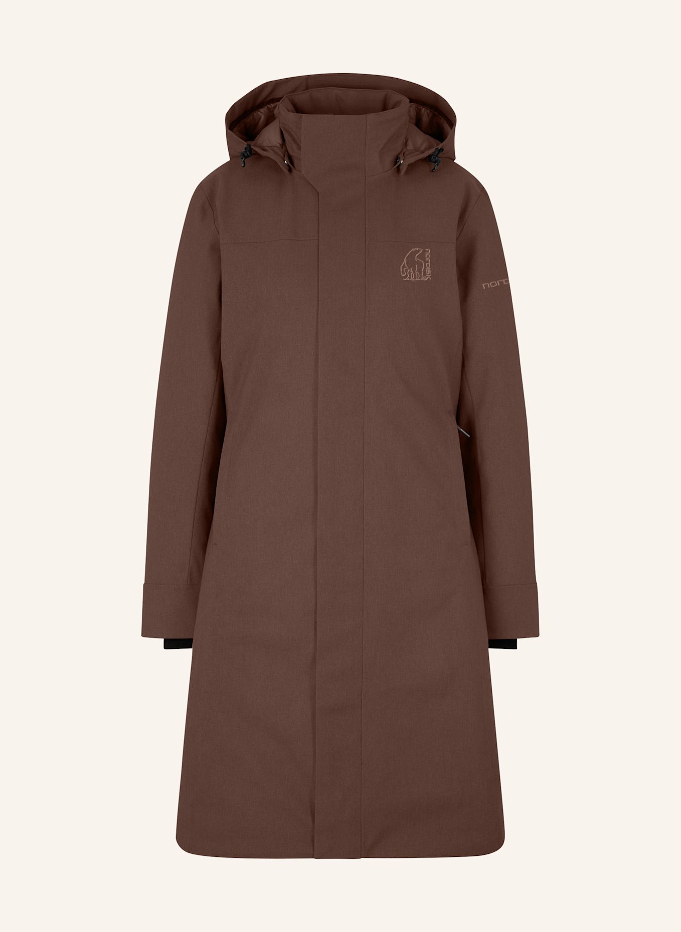 NORDISK TANA Down coat: DARK RED