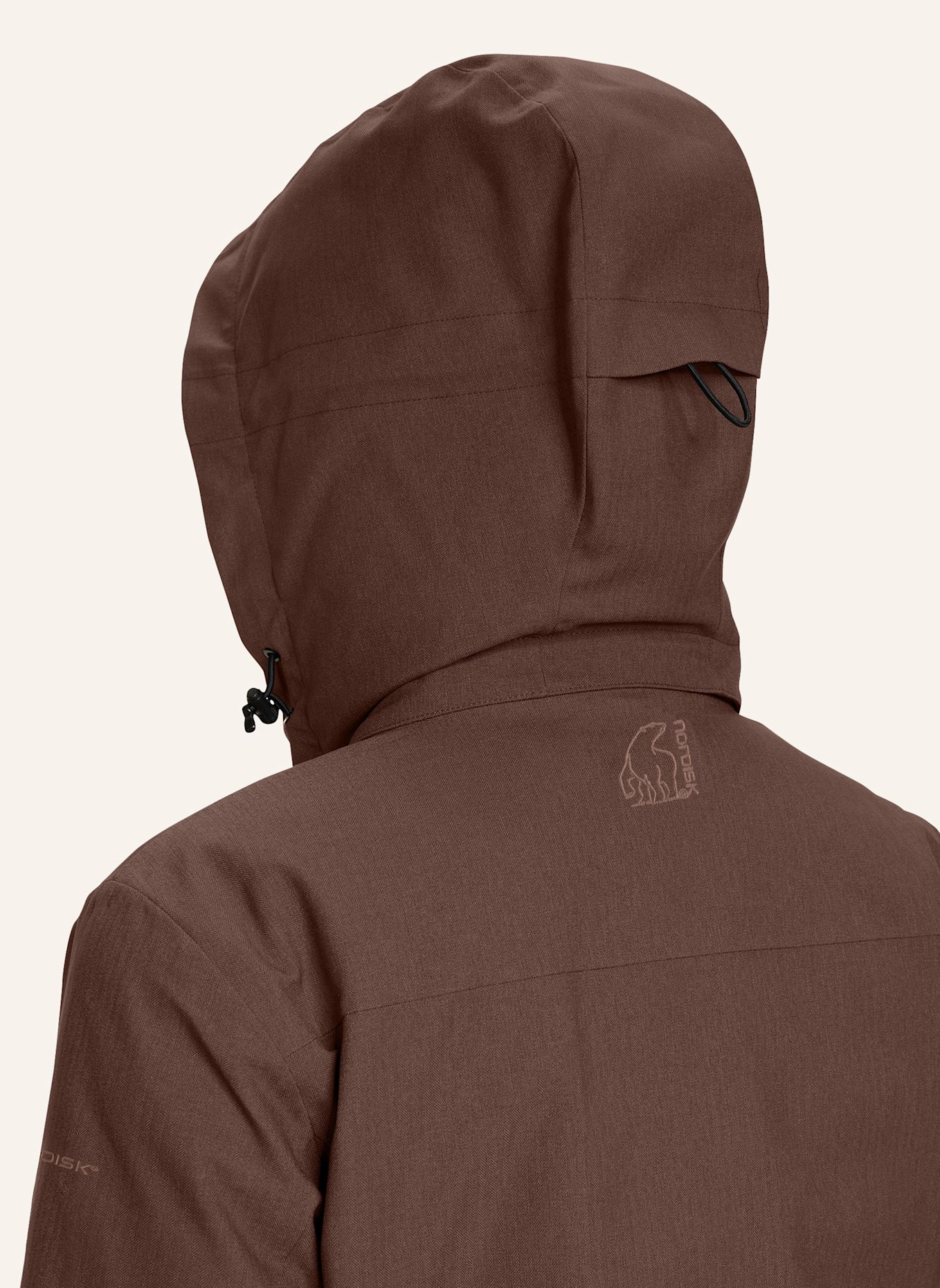 NORDISK TANA Down coat: DARK RED