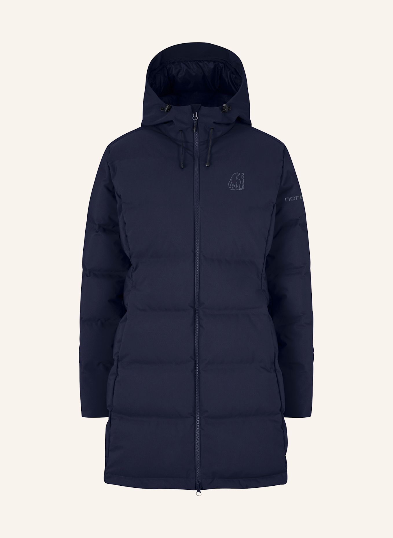 NORDISK Donsmantel AUKEA: BLAUW